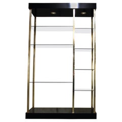 Hollywood Regency Wall Unit by Belgochrom, 1970s