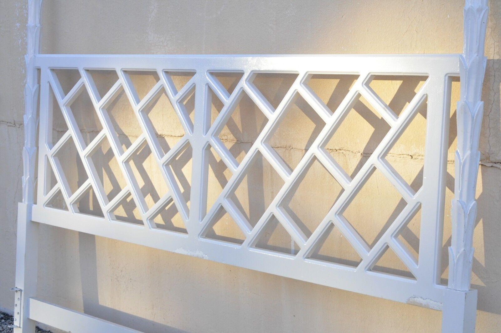 lattice headboard diy