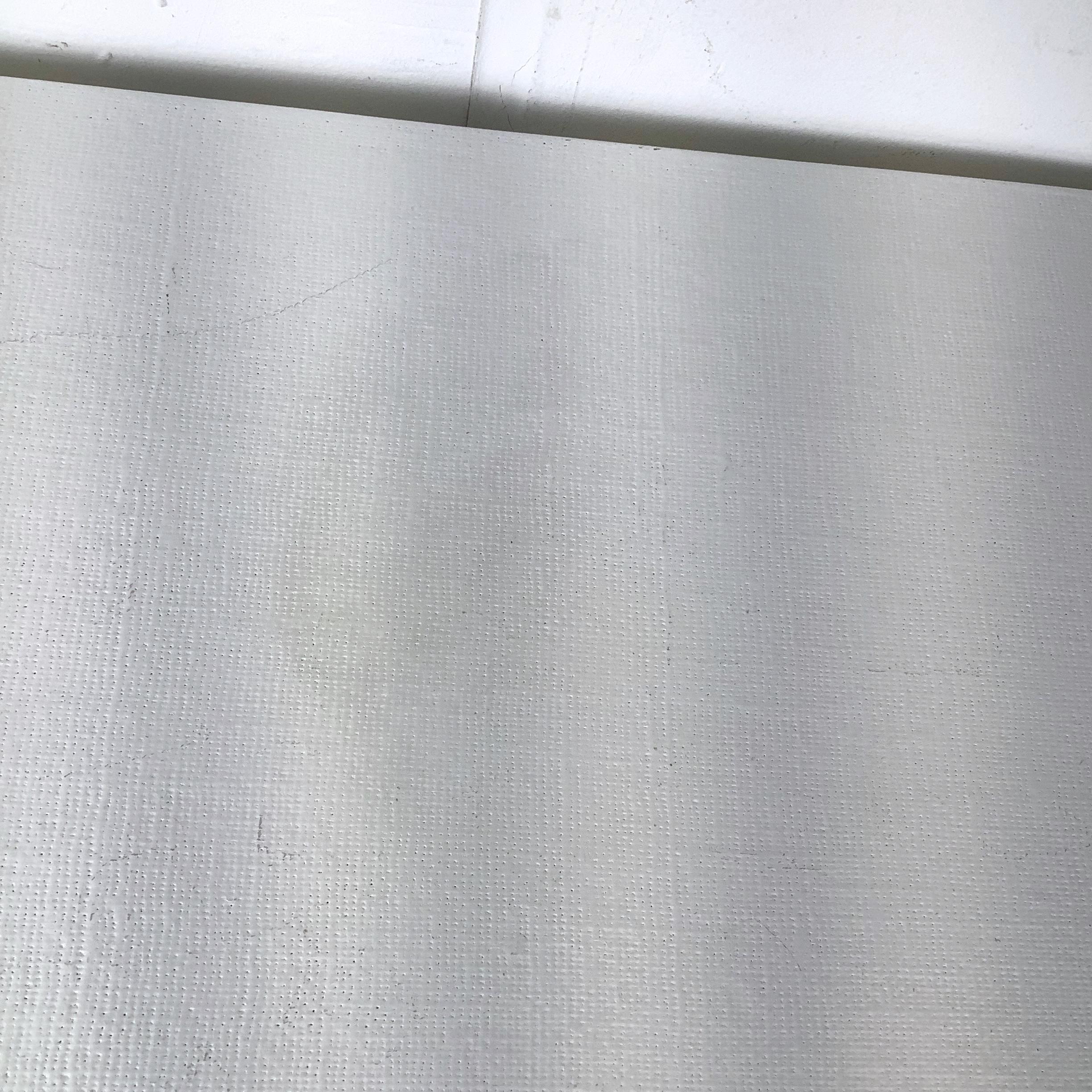 Hollywood Regency White Grasscloth Hourglass Pedestal For Sale 8