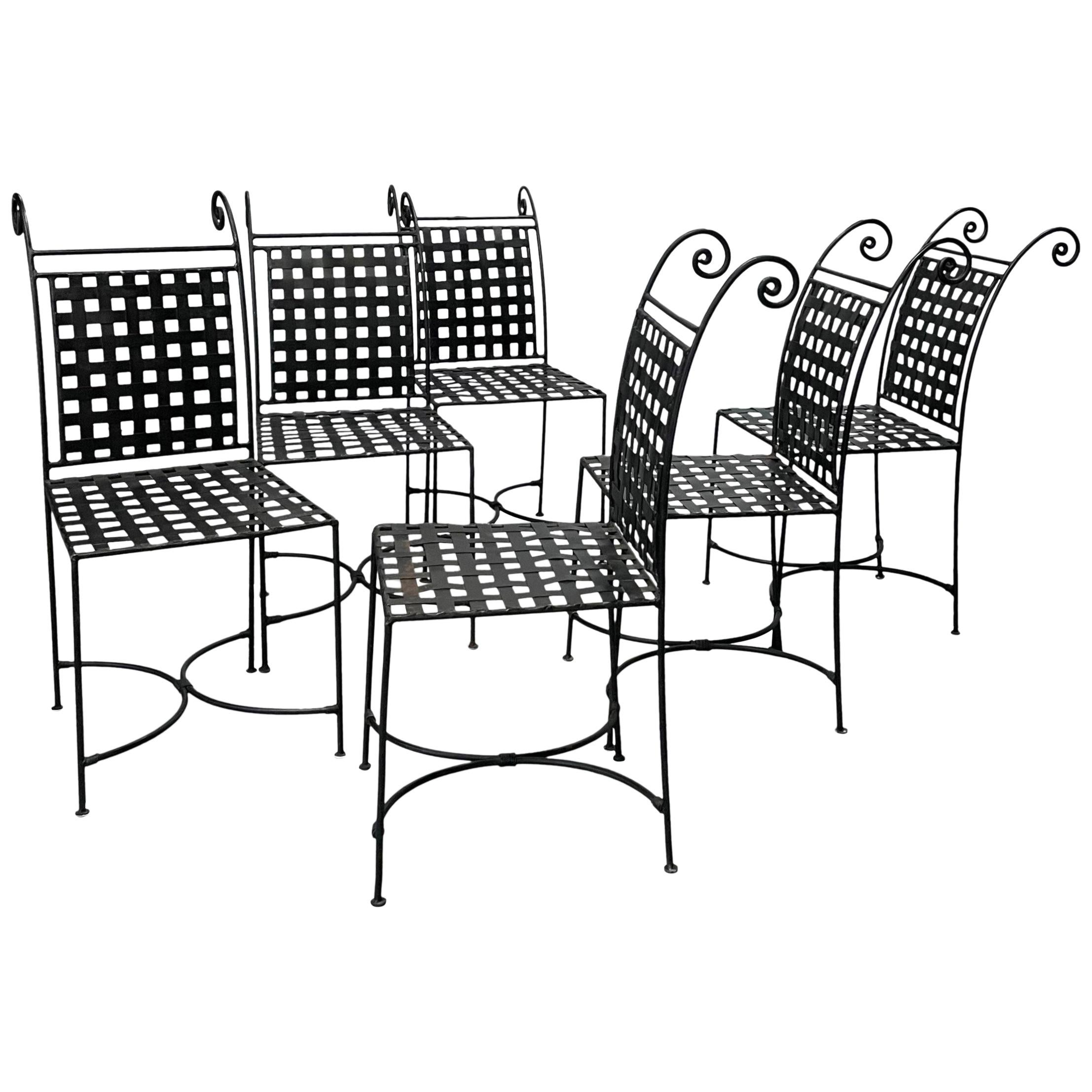 Mid Century Harvey Probber 1048 "Gazelle" Dining Chairs Set of Six For