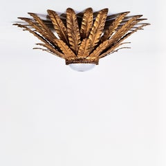 Boîte d'encastrement en fer forgé Hollywood Regency par Ferro Art, Espagne, années 1950