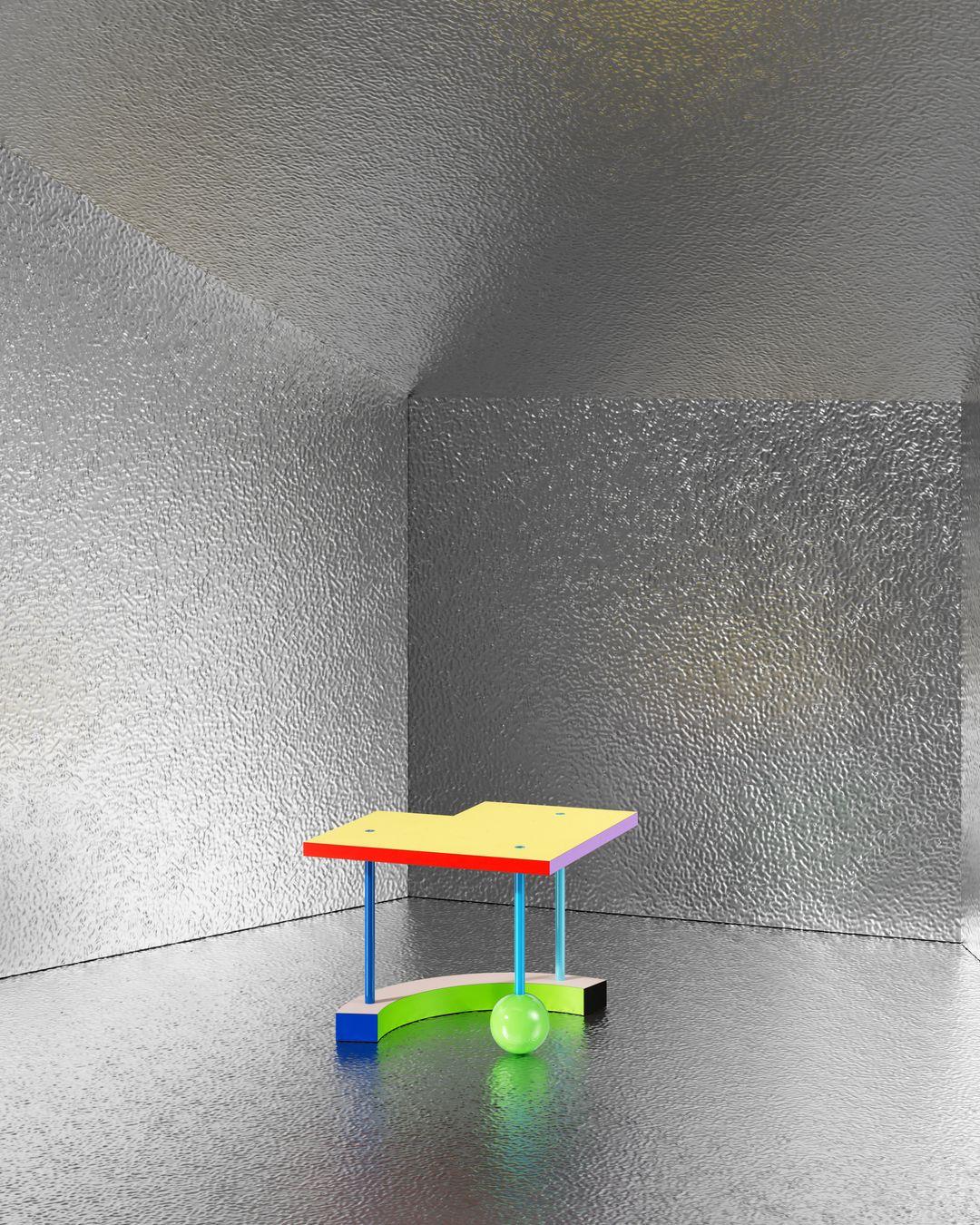 Hollywood est comme le résultat concret de ce qui pourrait se produire lorsque nous lançons des solides géométriques en l'air, leur permettant de s'assembler comme par magie en un objet inhabituel et inattendu. Chaque forme, chaque couleur a été