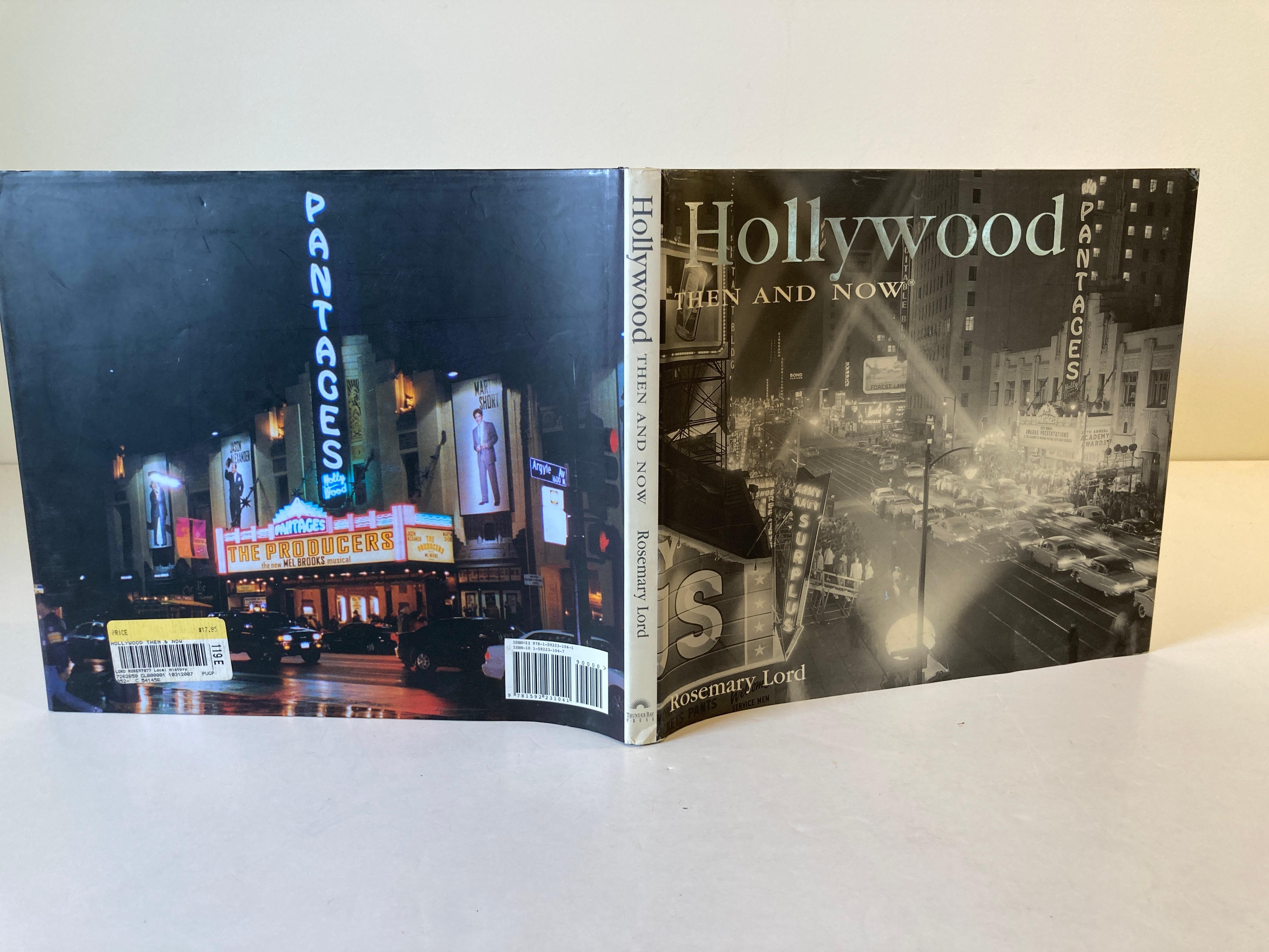 American Hollywood Then and Now by Rosemary Lord Book For Sale