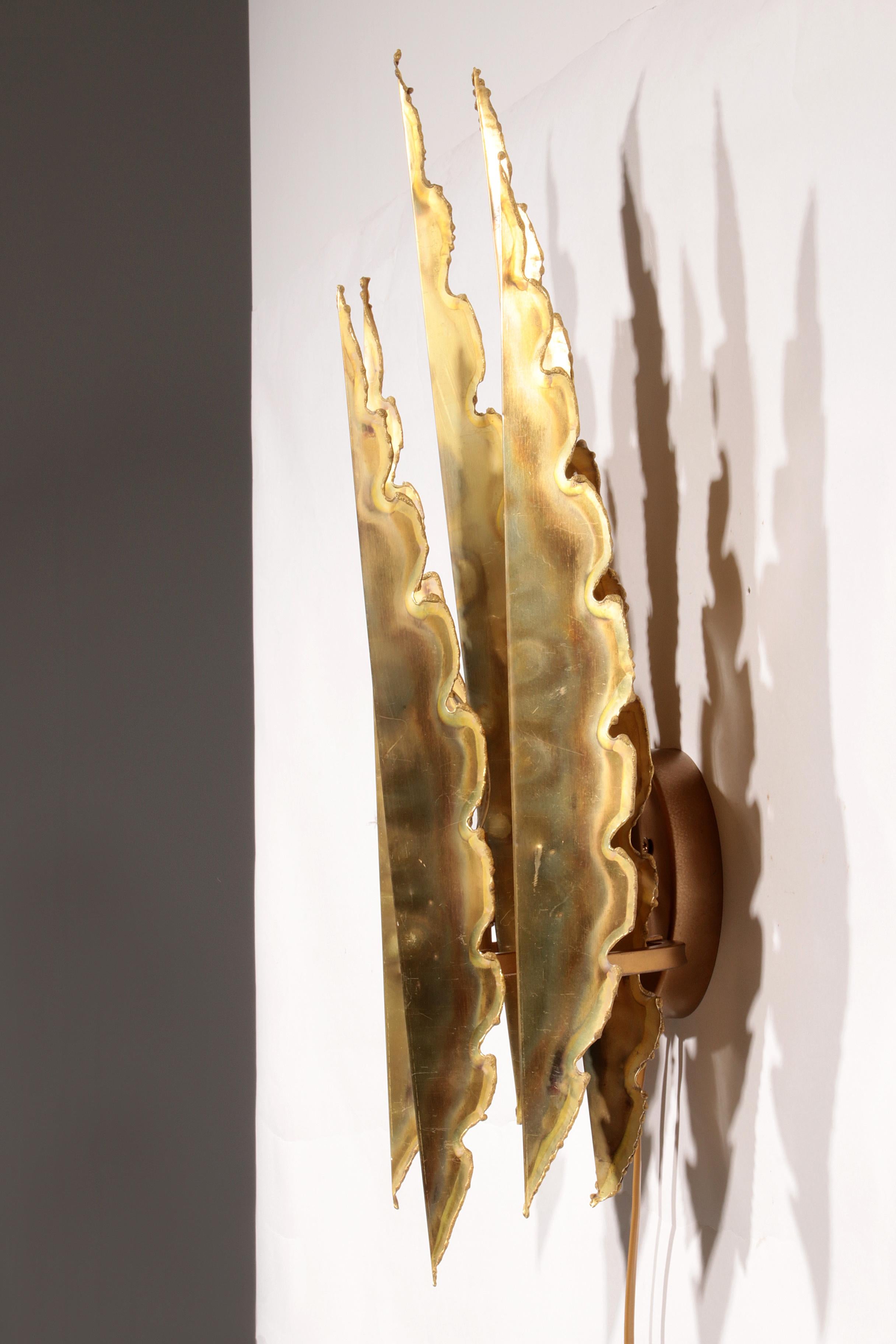 I Holm-Sörensen Brutalist Copper Wall Lamp Large model Denmark en vente 3