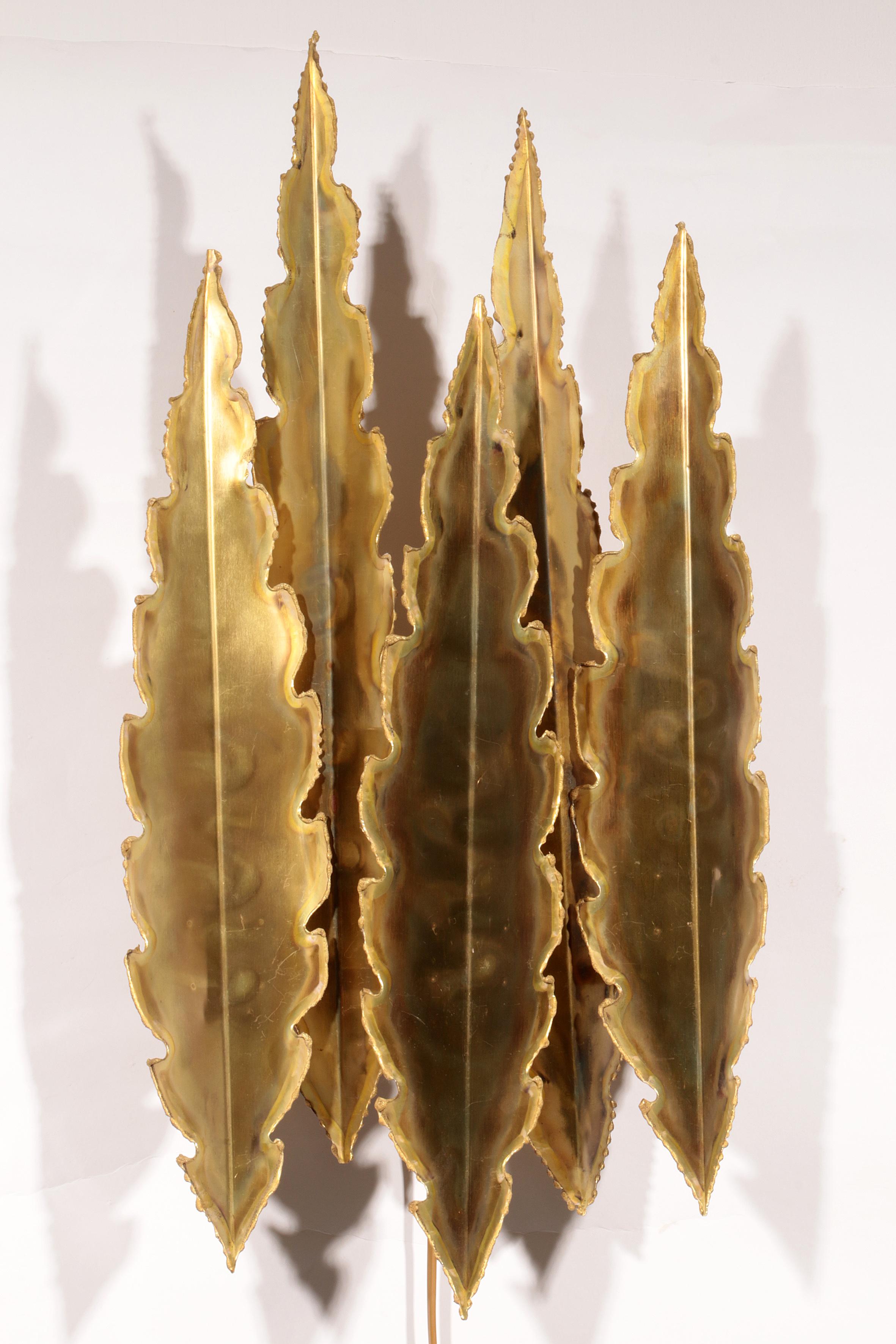 I Holm-Sörensen Brutalist Copper Wall Lamp Large model Denmark en vente 1