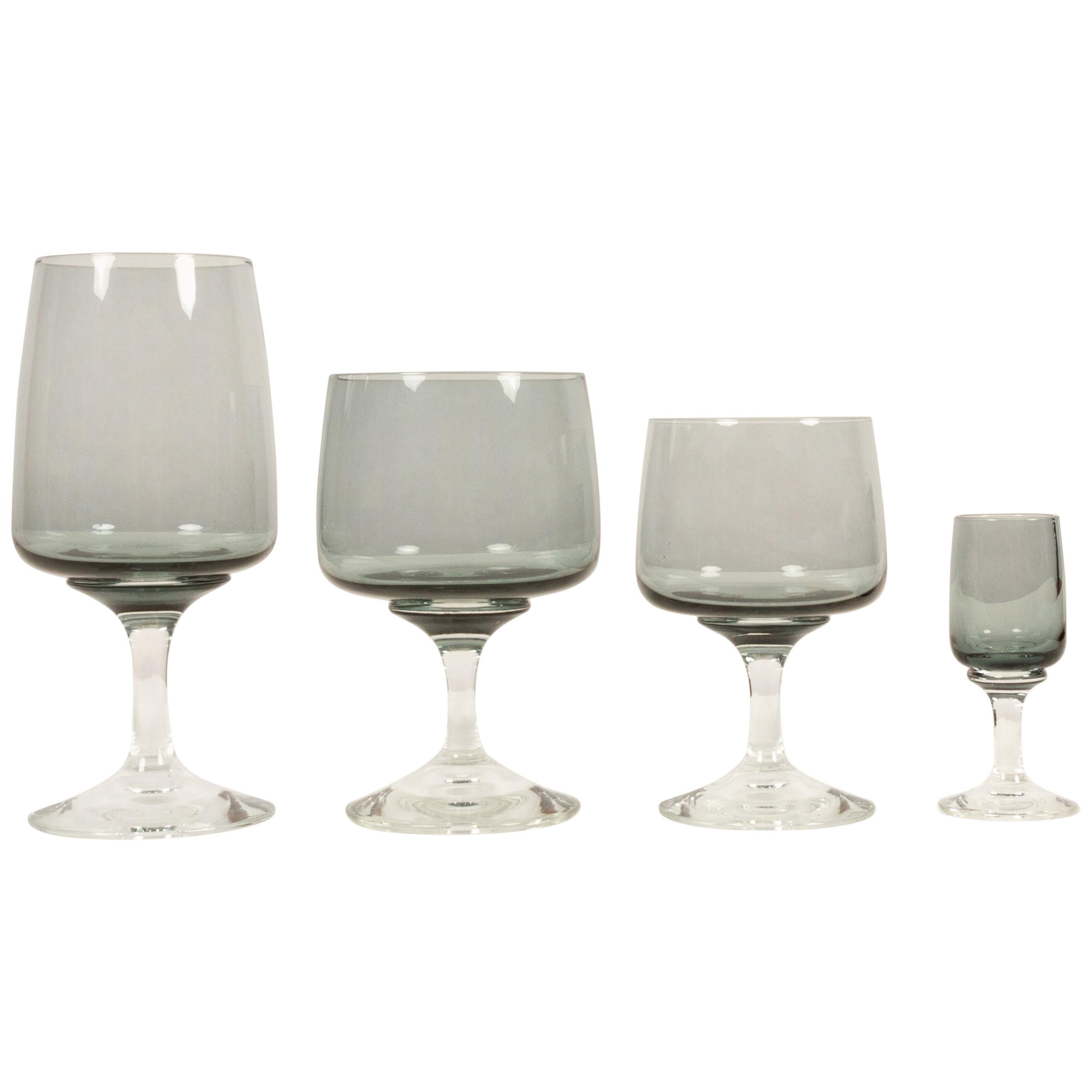 Holmegaard Atlantic Drinking Glasses 1960s Set of 24
