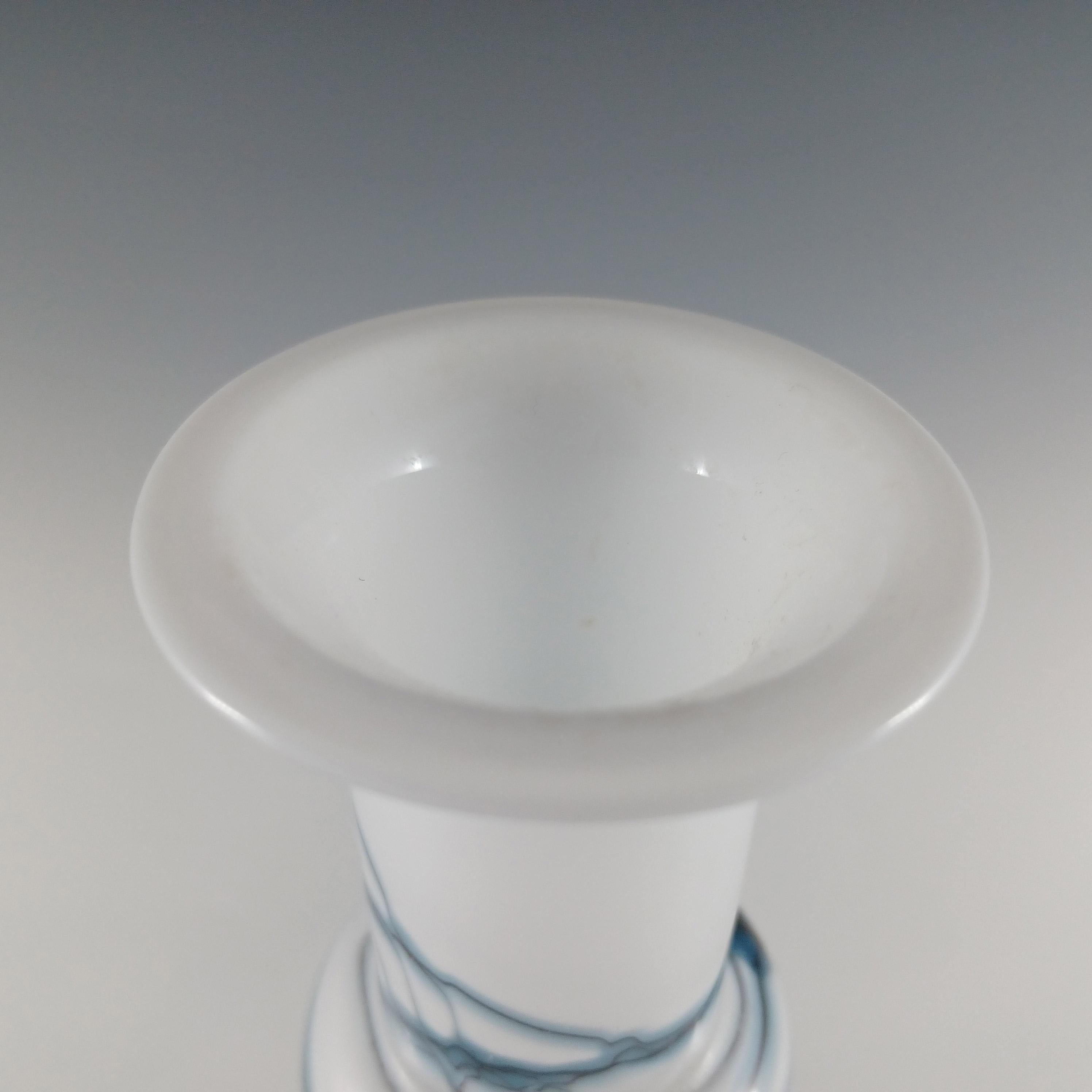 Portacandele / Vaso in vetro bianco 'Atlantis' di Holmegaard by Michael Bang in vendita 2