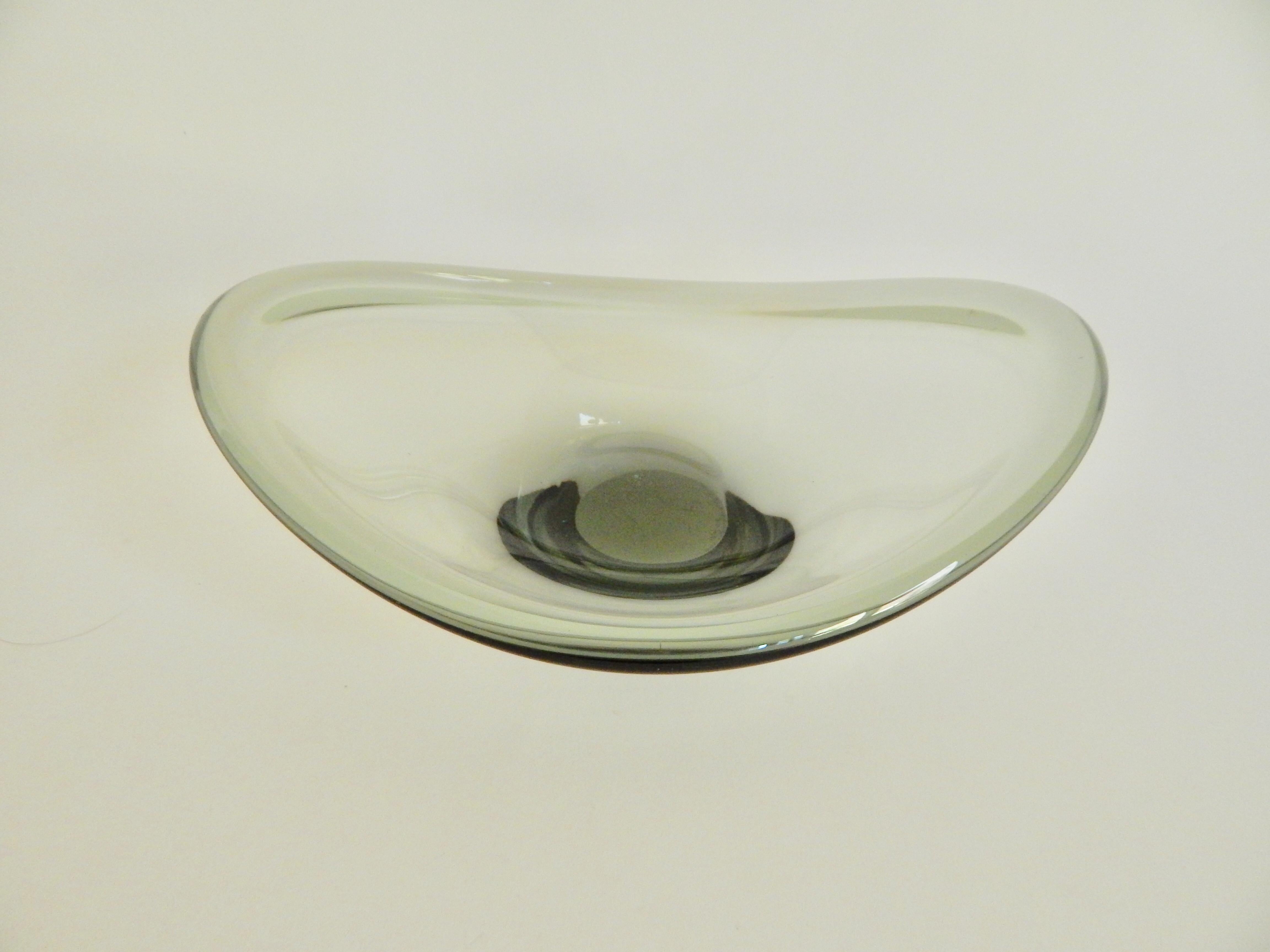 Glass Holmegaard Bowl, 1958