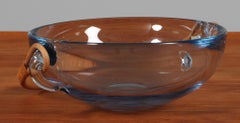 Holmegaard bowl, Glass & Cane, 1960s
