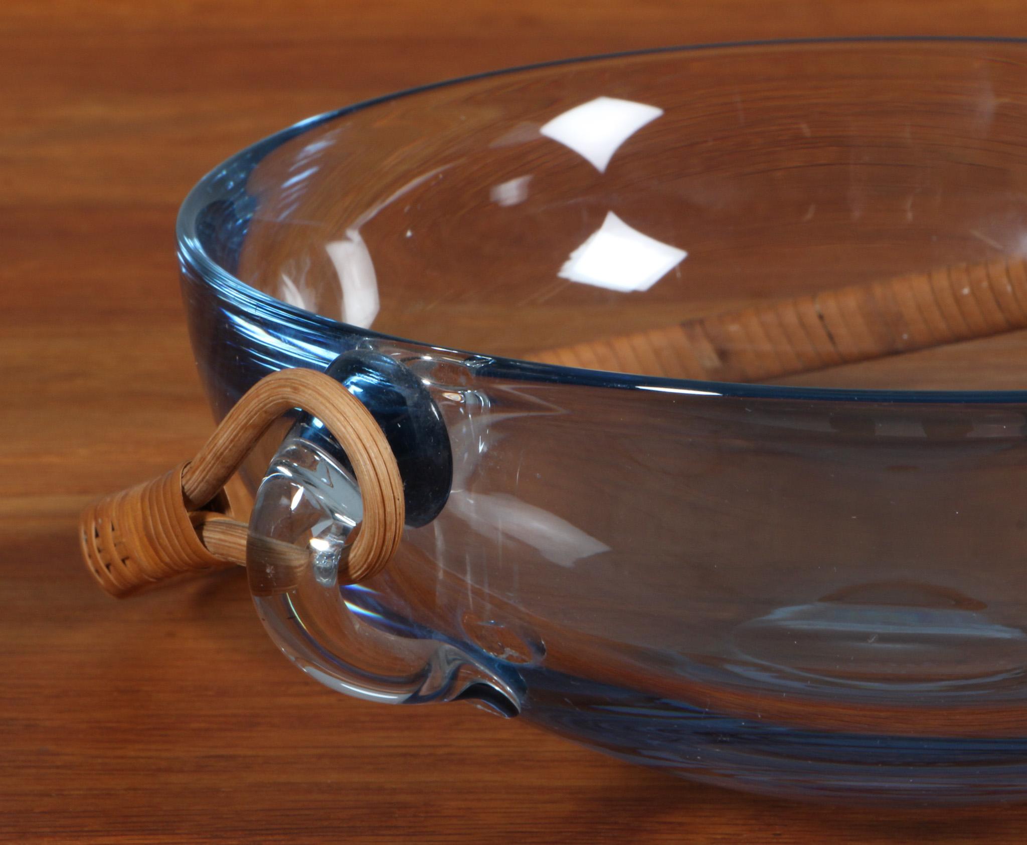 Danese Ciotola Holmegaard, Glass & Cane, anni '60 in vendita