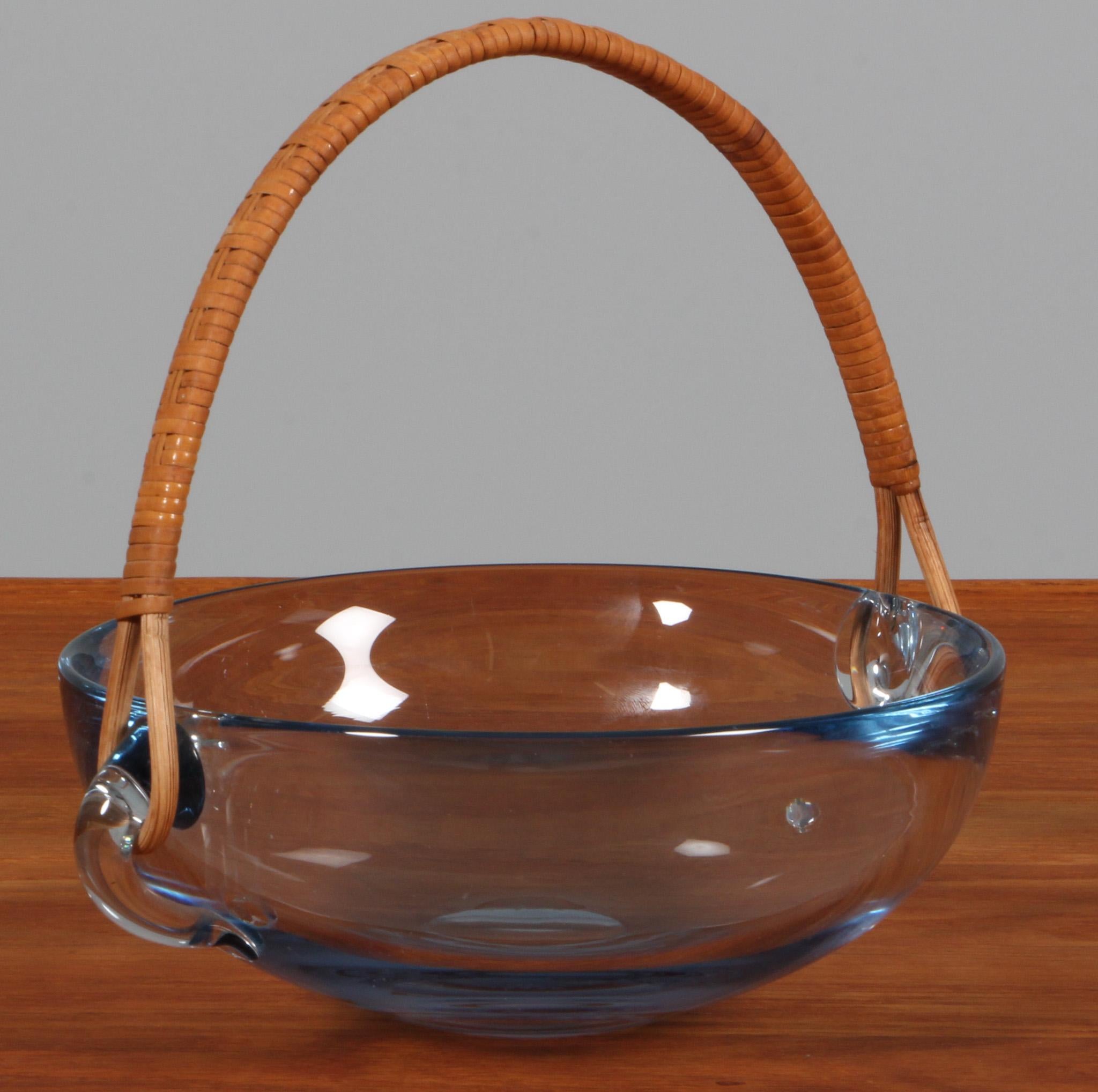 Ciotola Holmegaard, Glass & Cane, anni '60 In condizioni buone in vendita a Esbjerg, DK