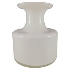 Holmegaard Carnaby Opal-Vase aus weißem Glas von Per Lutken