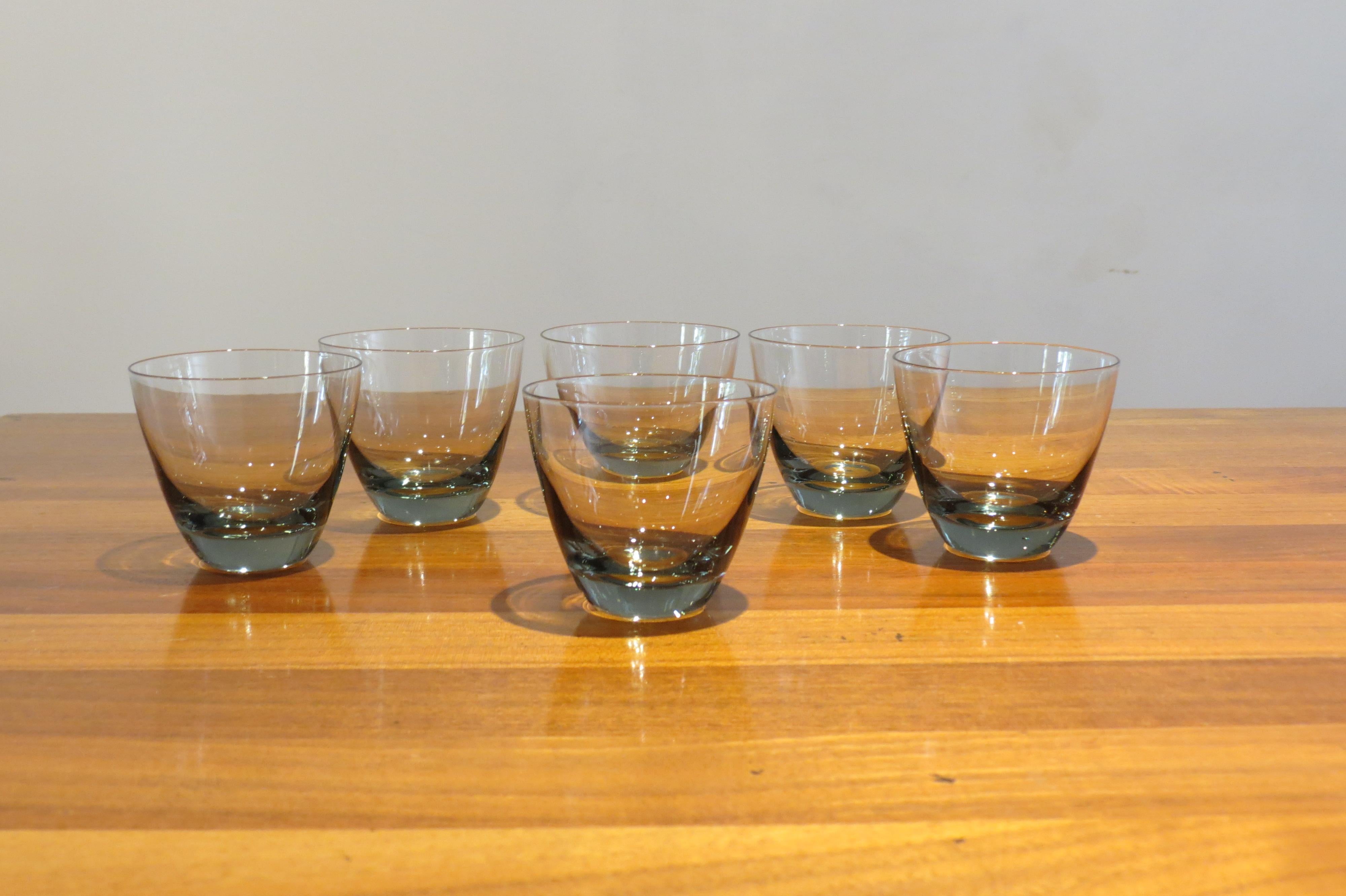 Holmegaard Copenhagen Tumbler Glasses by Per Lutken, Six 2