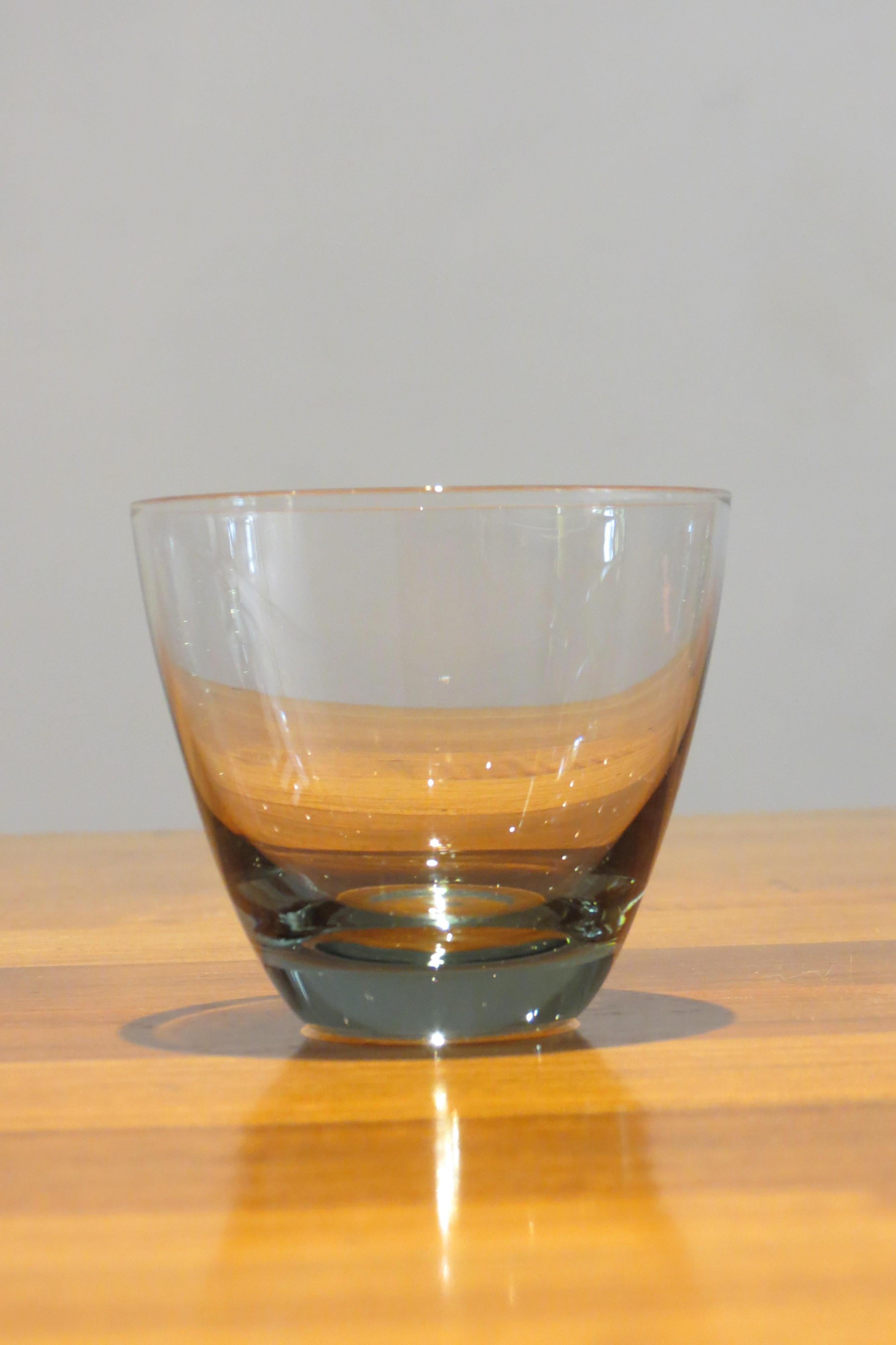 20th Century Holmegaard Copenhagen Tumbler Glasses by Per Lutken, Six