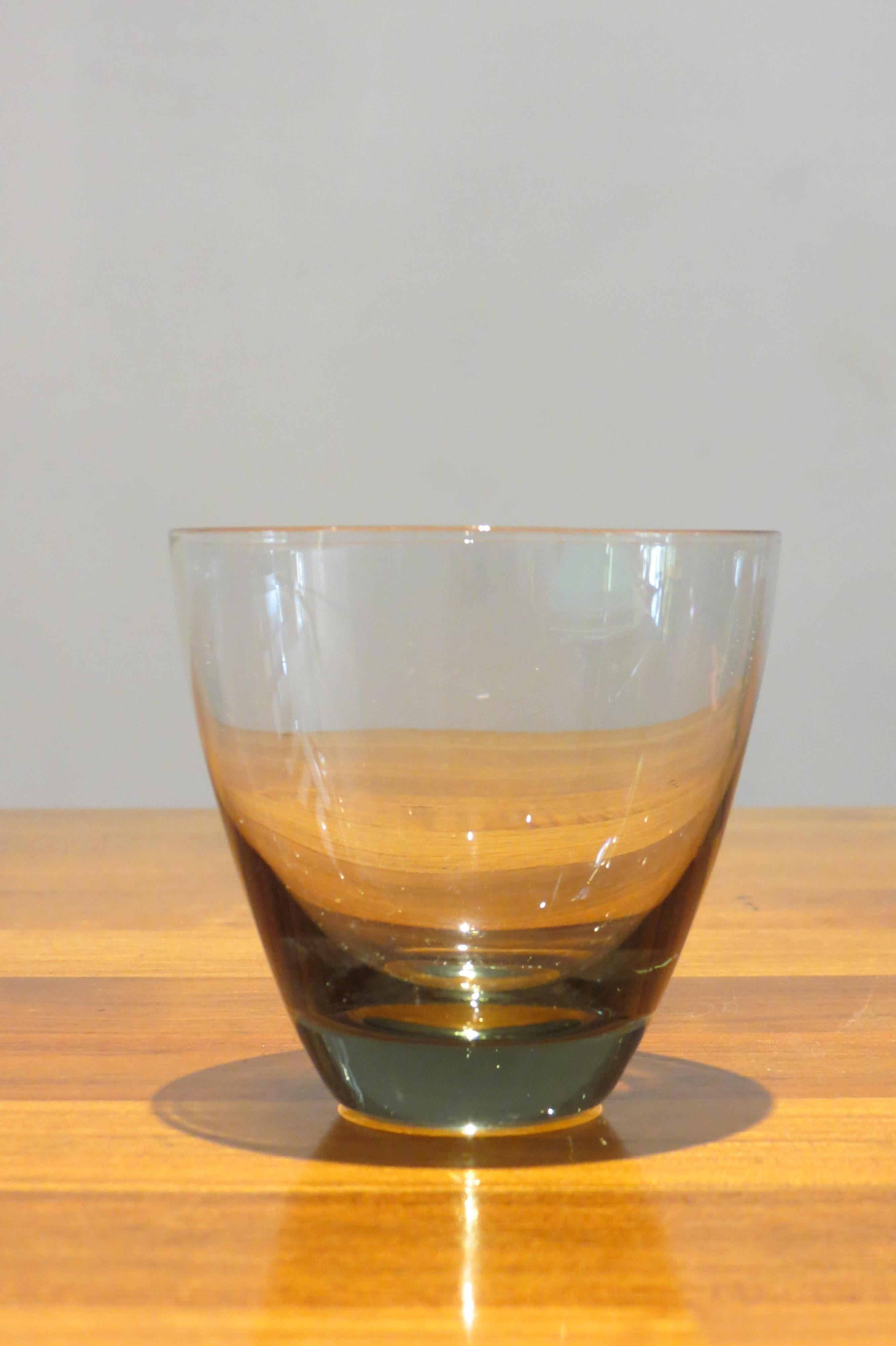Holmegaard Copenhagen Tumbler Glasses by Per Lutken, Two In Good Condition In Stow on the Wold, GB