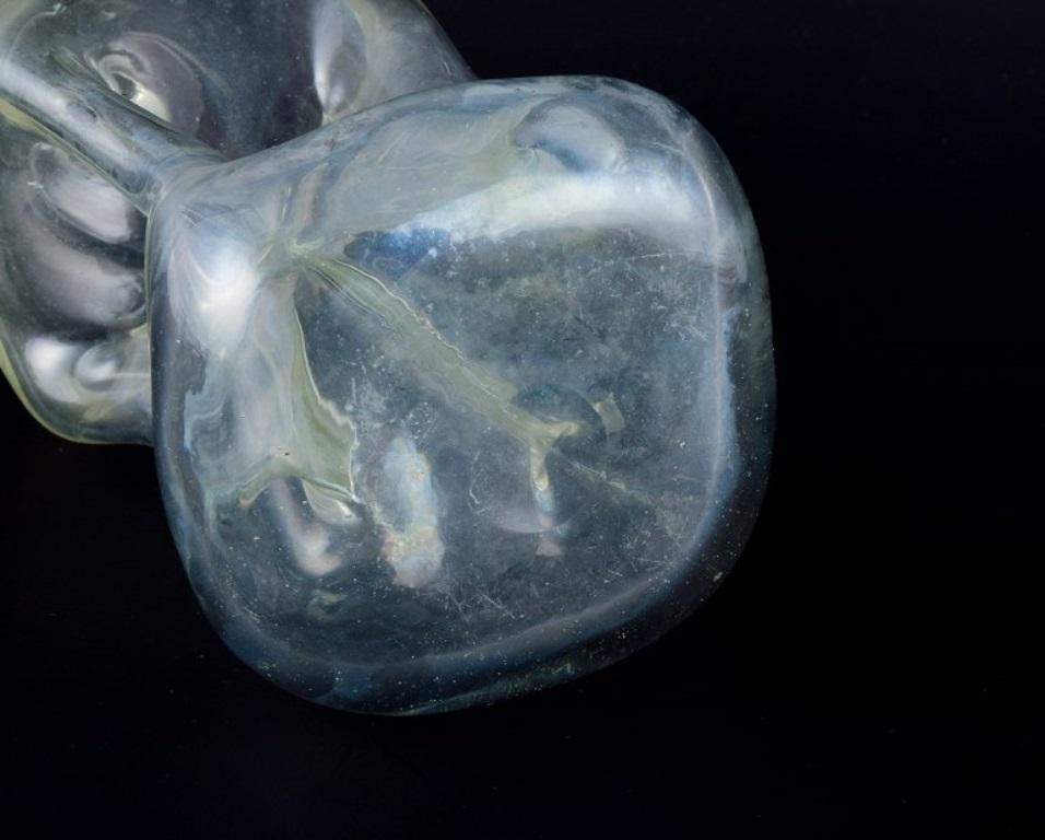Holmegaard, Danemark.  'Cluck Cluck'  carafes en verre clair soufflé à la bouche. en vente 1