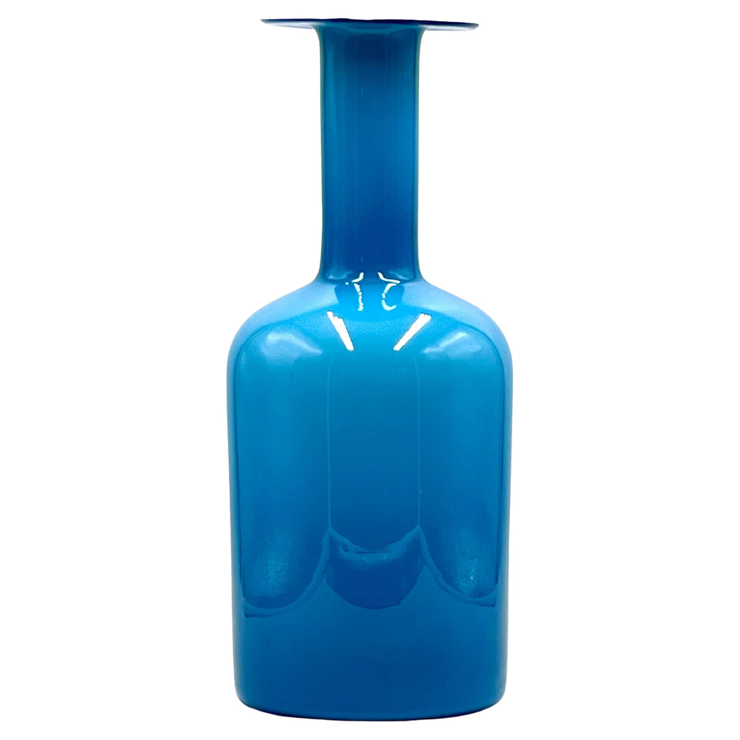 Karl Palda Glassworks (Czechoslovakia) 7" Block Vase Purple, Black