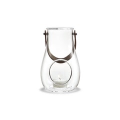 Lanterne en verre Holmegaard « Design with Light », 17,7 pouces de hauteur