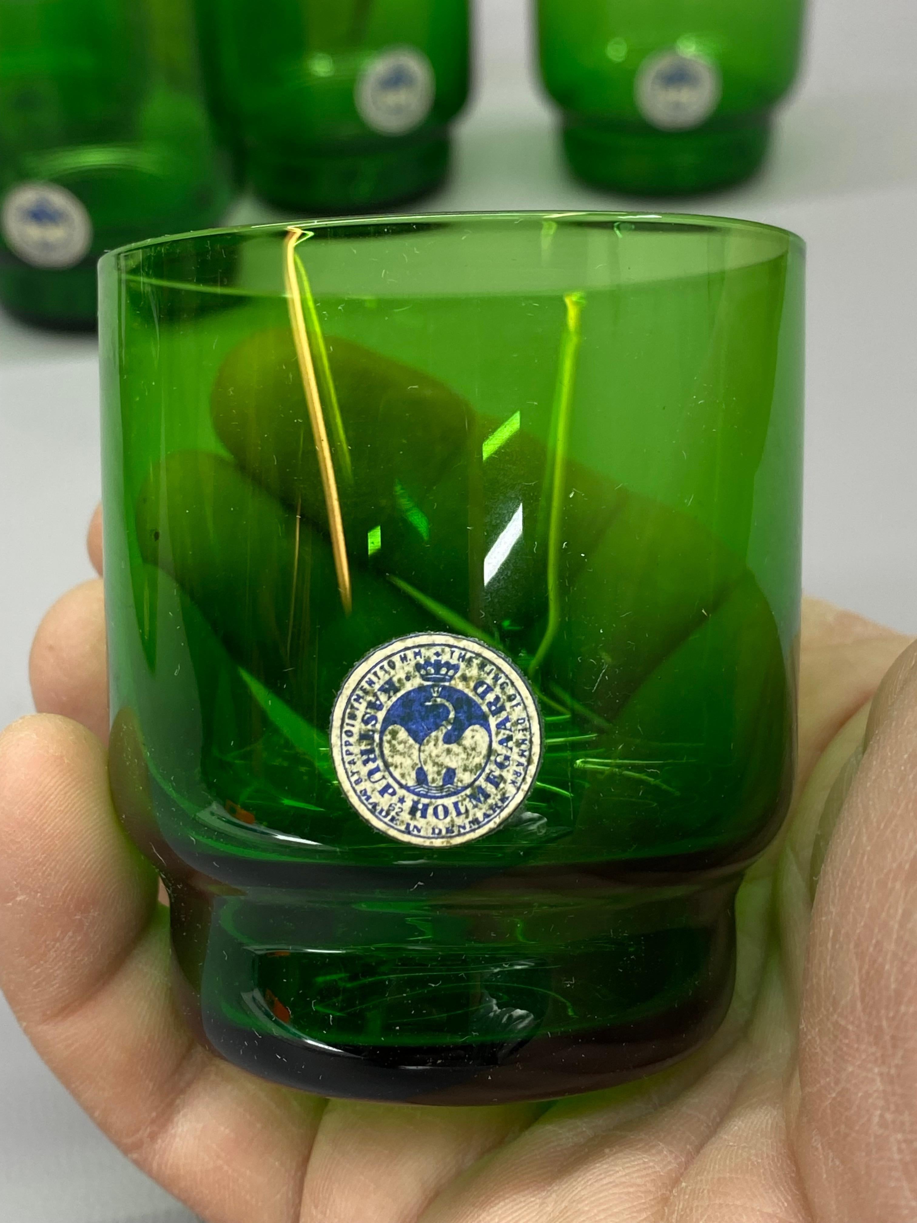 Per Lutkin für Holmegaard Smaragdgrünes Krug- und Glasgetränkeset im Angebot 5