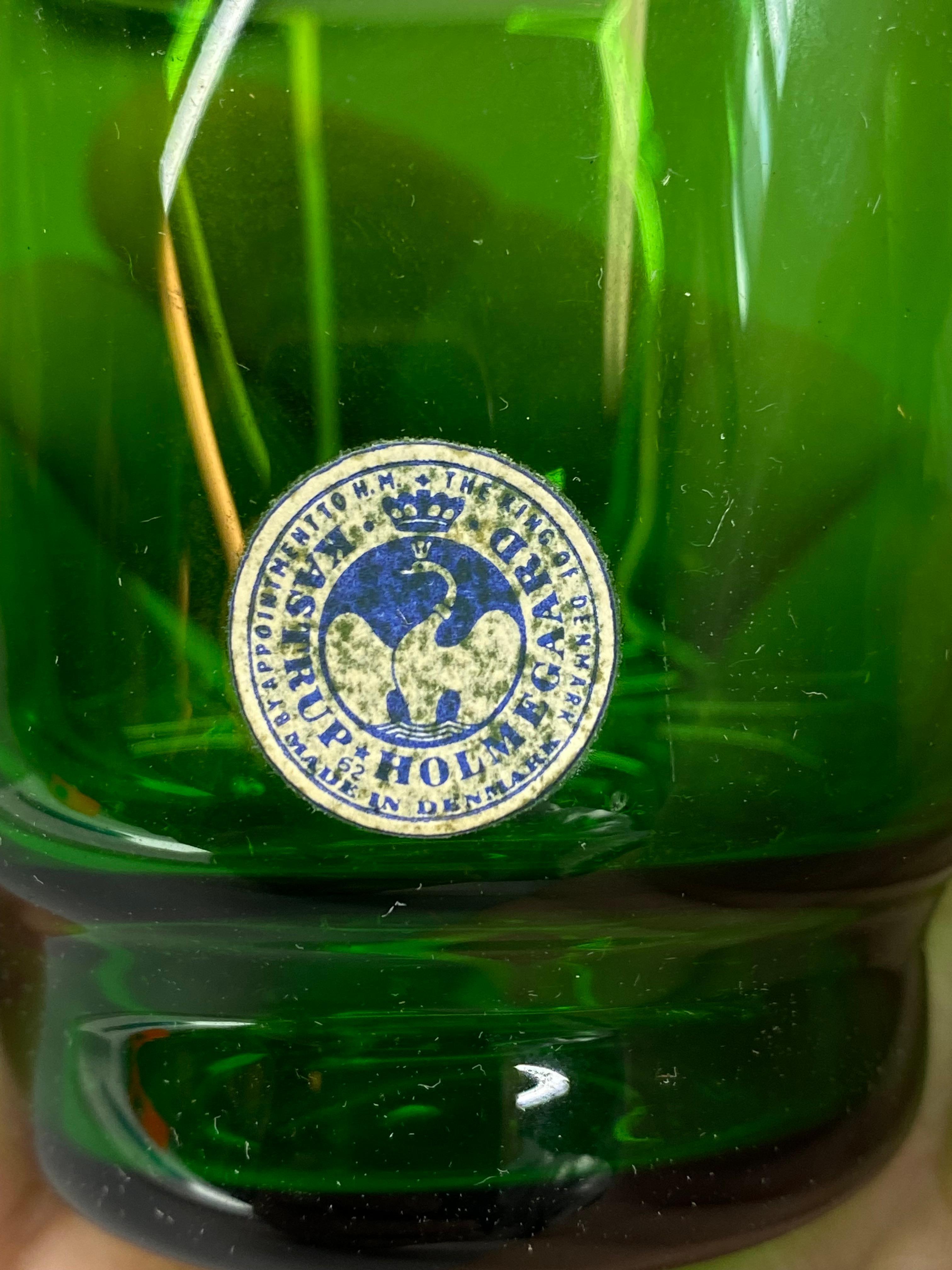 Per Lutkin für Holmegaard Smaragdgrünes Krug- und Glasgetränkeset im Angebot 6