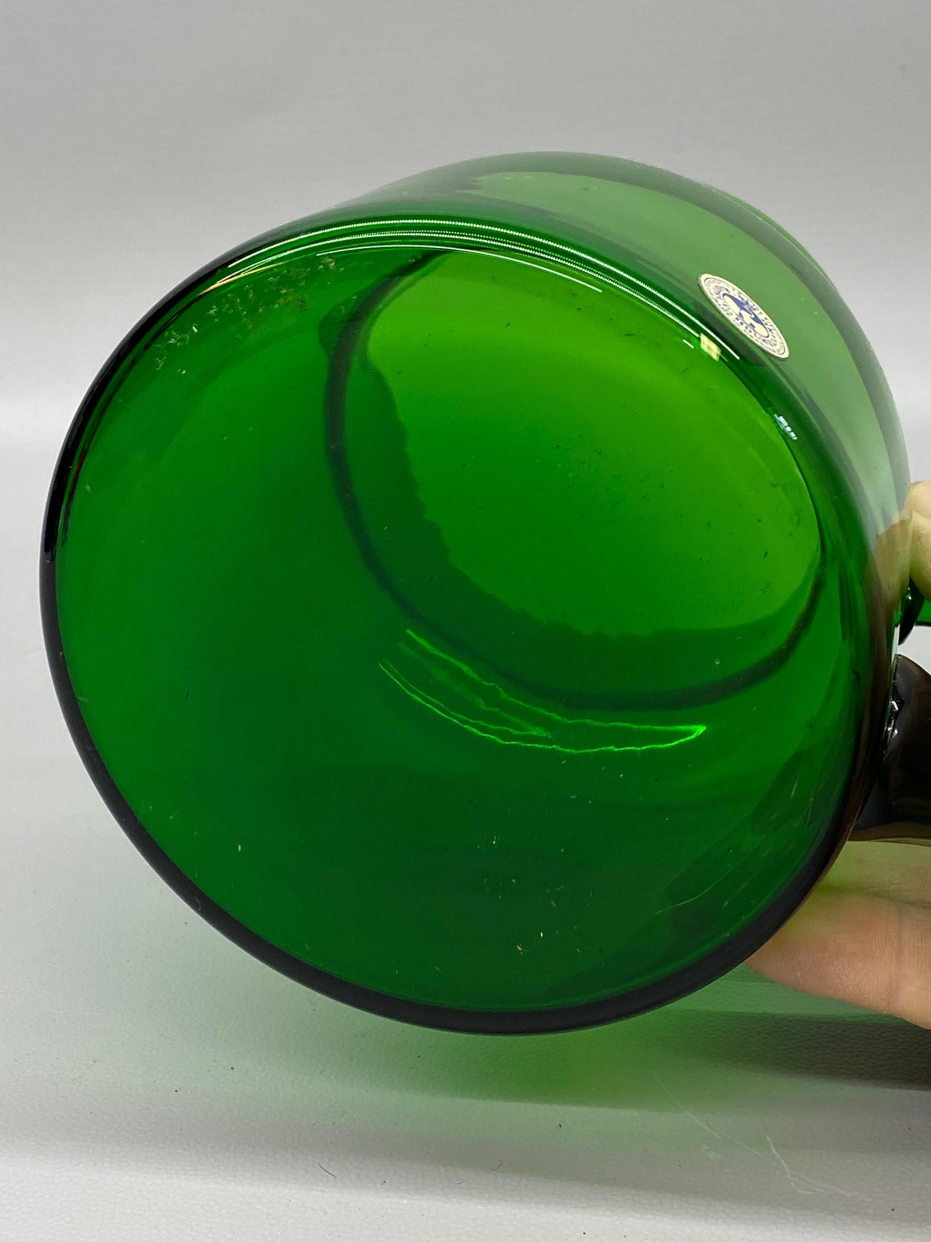 Per Lutkin für Holmegaard Smaragdgrünes Krug- und Glasgetränkeset im Angebot 1