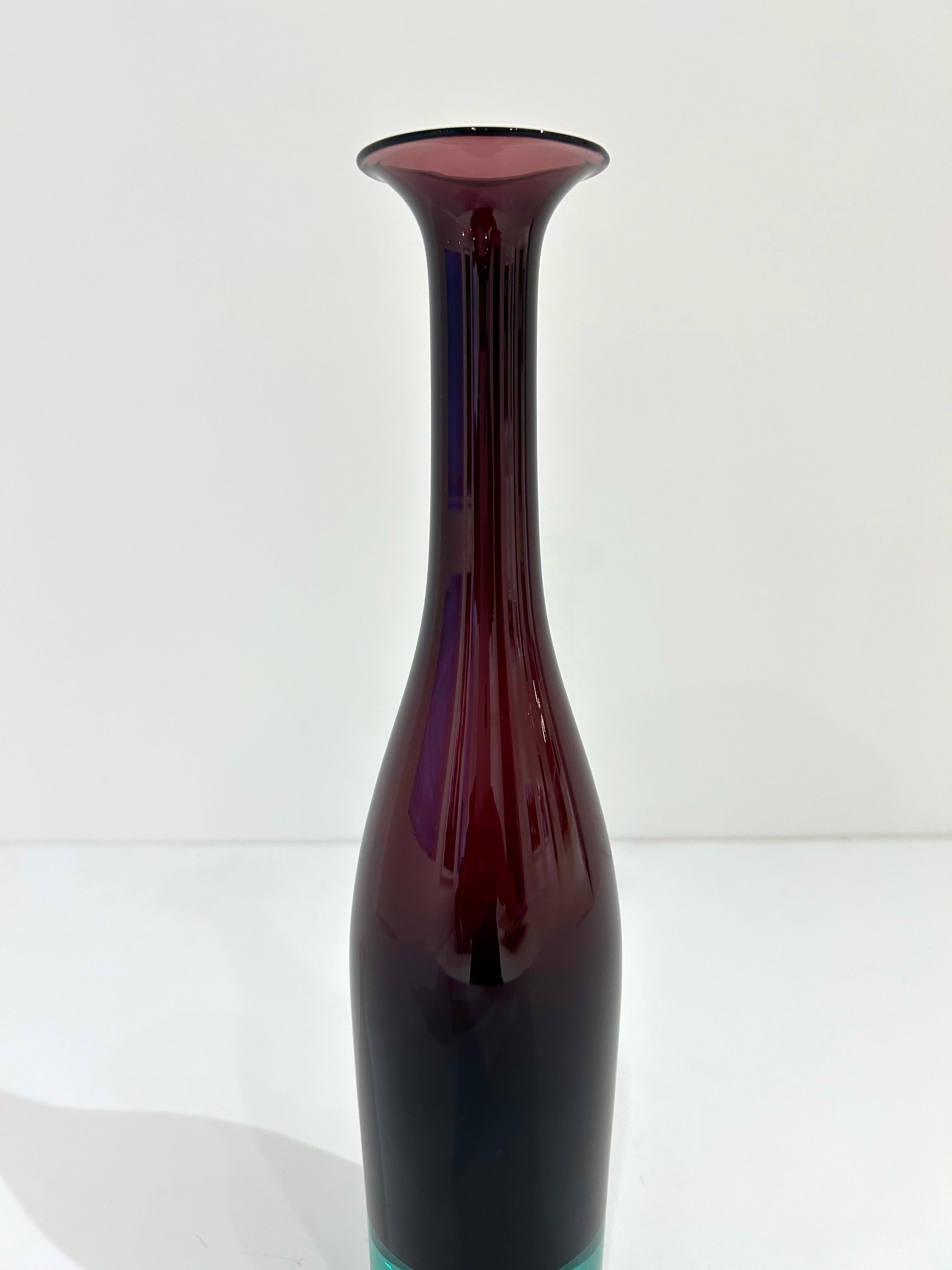 Holmegaard Glass Carafe by Per Lutken, Denmark 1960s Moderno de mediados de siglo en venta
