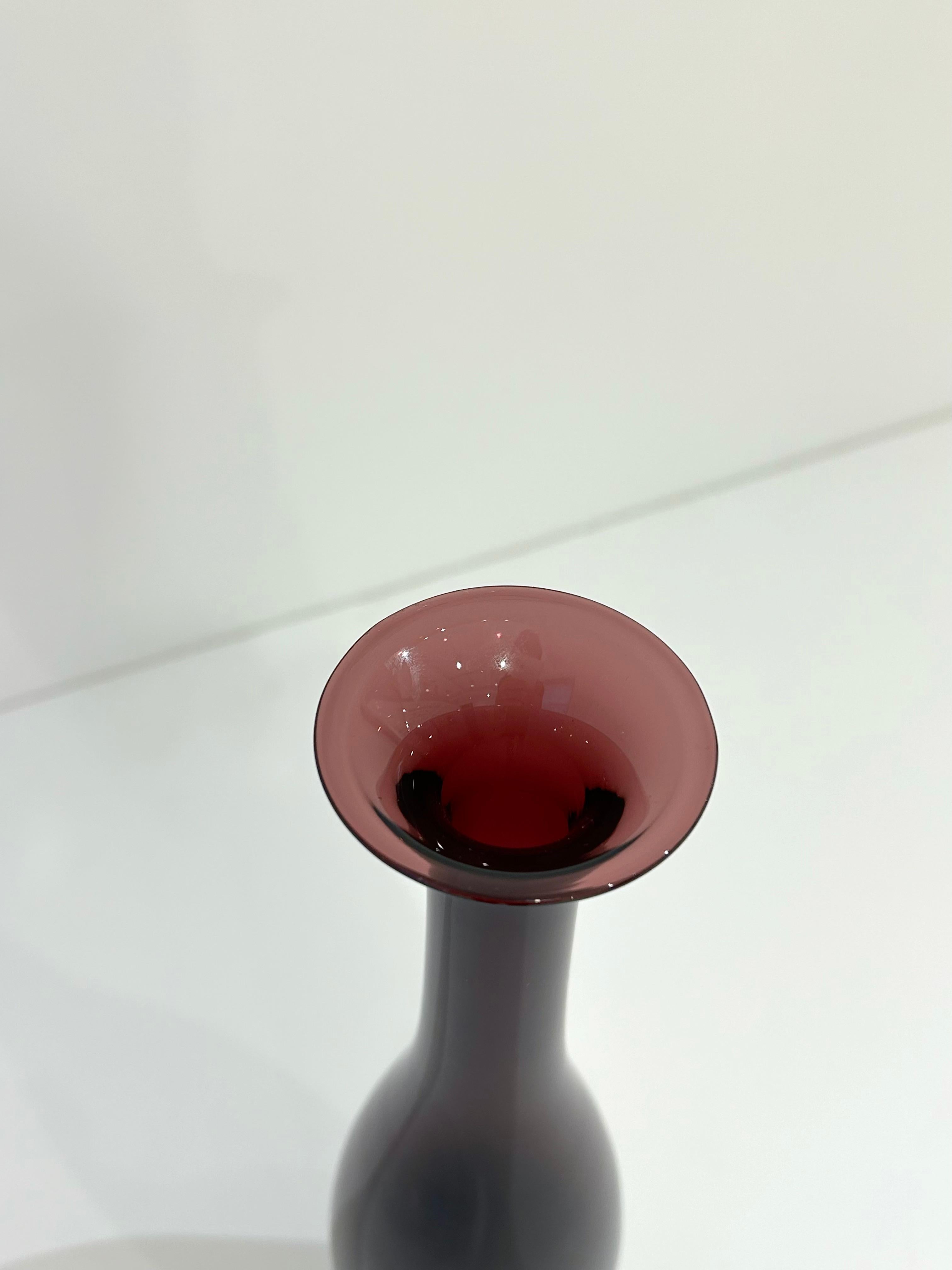 Holmegaard Glass Carafe by Per Lutken, Denmark 1960s en Bueno estado para la venta en New York, NY