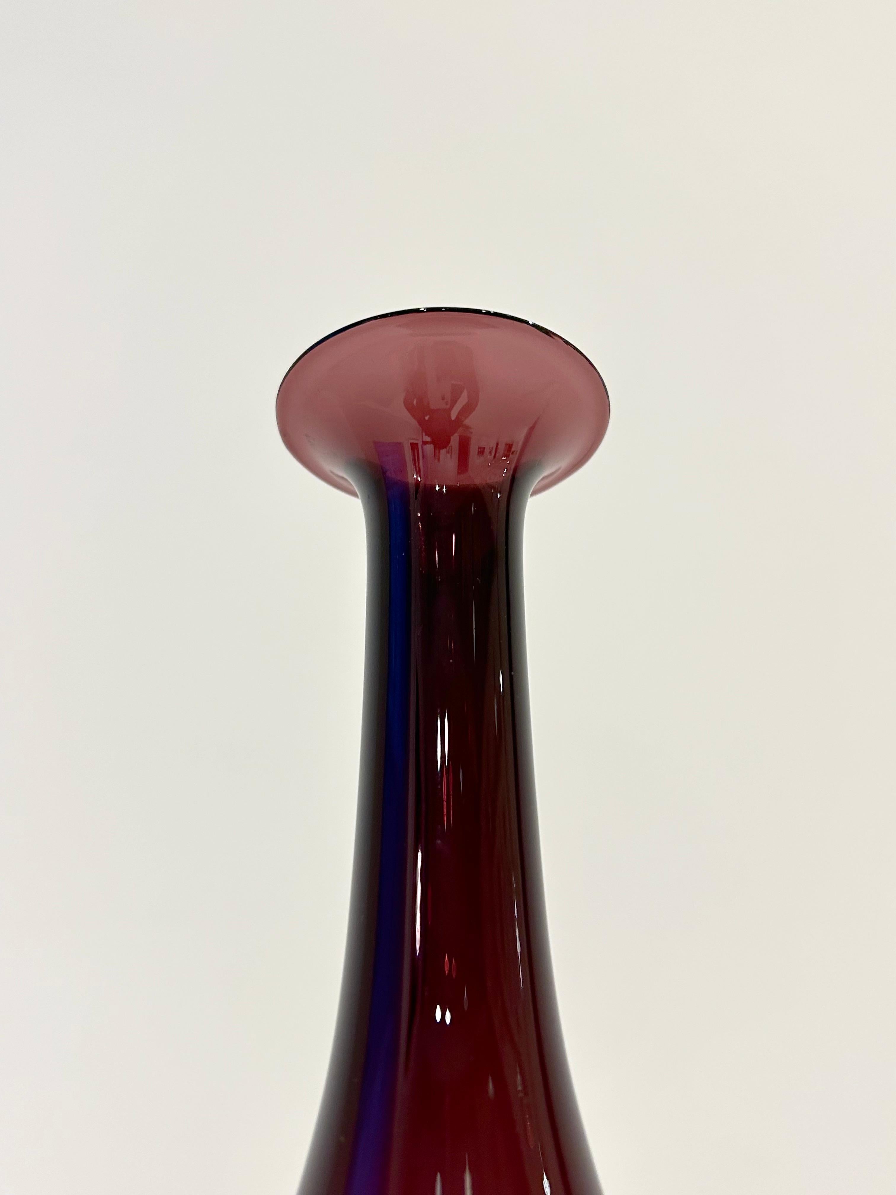 Holmegaard Glass Carafe by Per Lutken, Denmark 1960s en venta 1