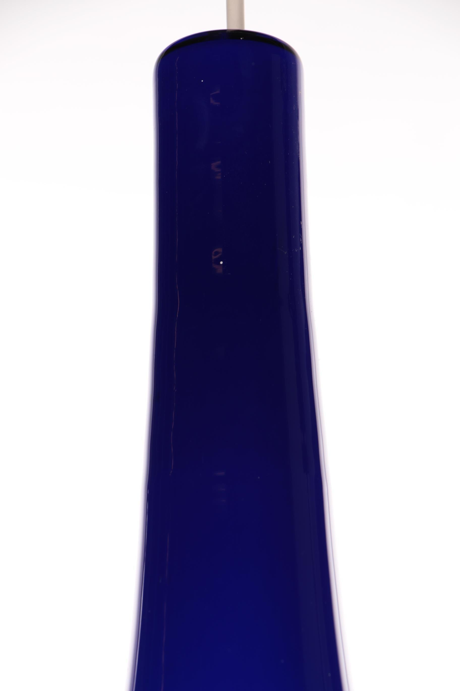 Holmegaard Glass Hanging Lamp Design Louis Poulsen, 1960 Denmark For Sale 2