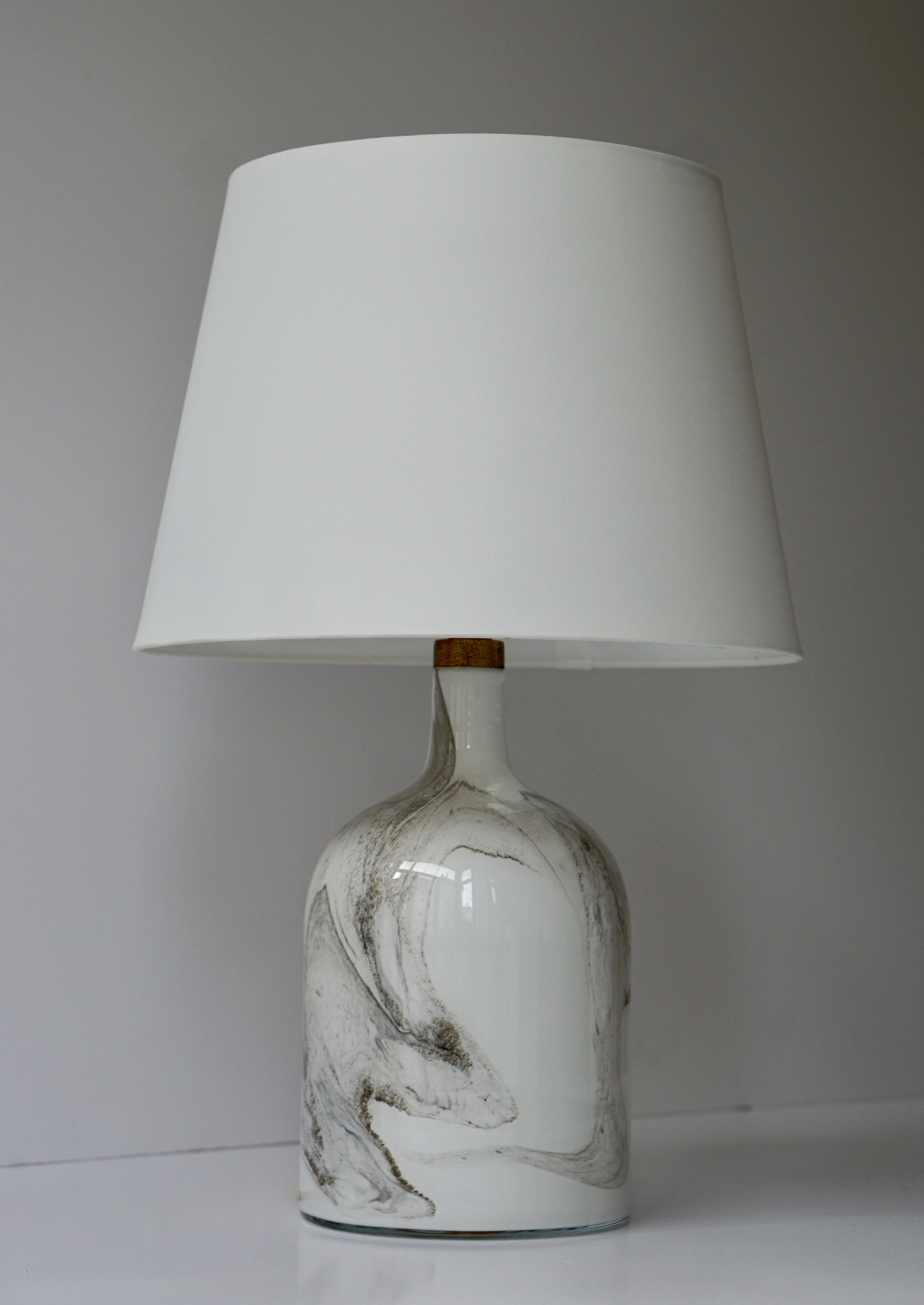 holmegaard glass lamp