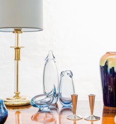 Holmegaard Glass Vases Composition, Denmark, 1970s