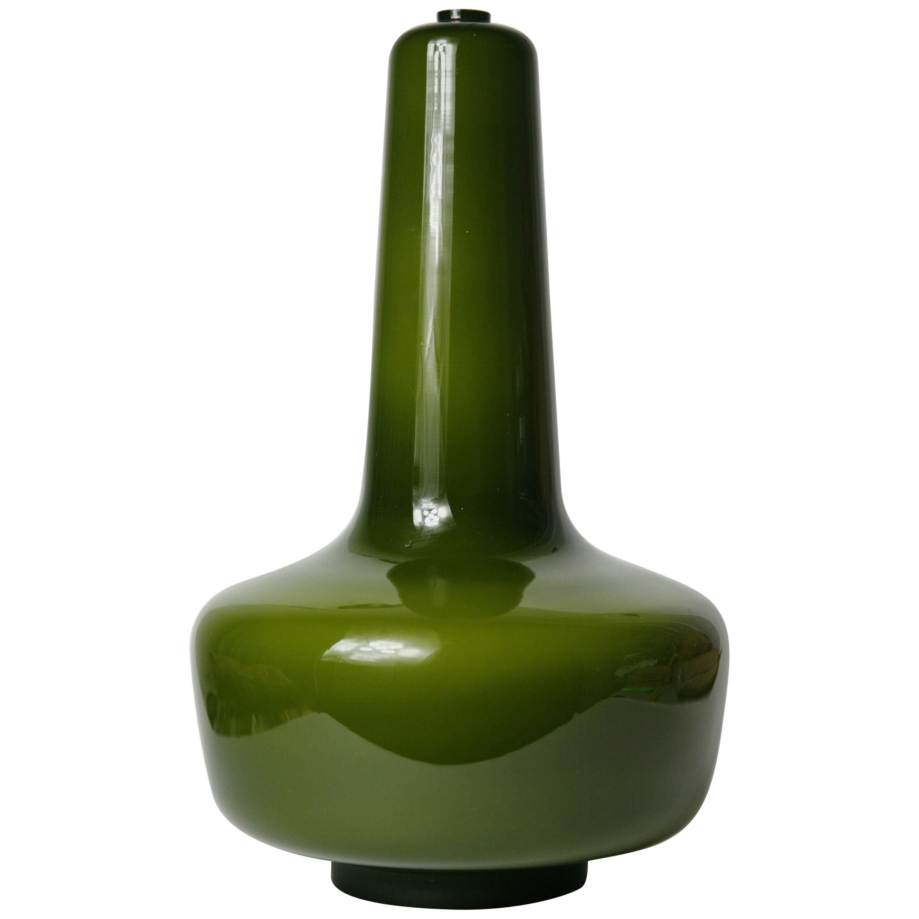 Lampada a sospensione Holmegaard Design Michael Bang in vetro opalino verde, Danimarca in vendita