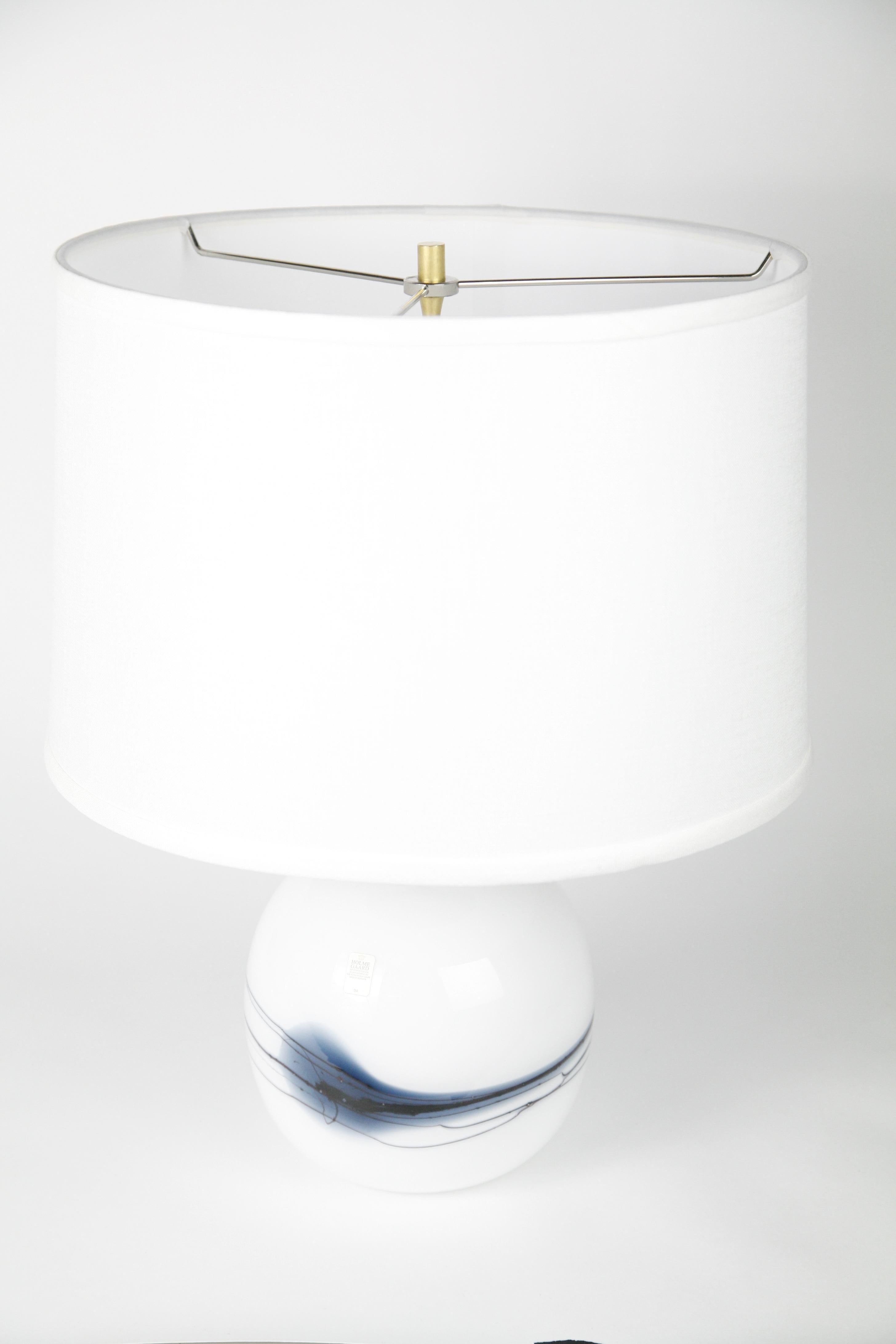 Mid-Century Modern Lampe Holmegaard Sakura, design Michael Bang, 1984, Danemark en vente