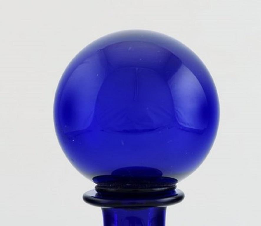 Danish Holmegaard Large Vase/Bottle with Lid in the Shape of a Ball, Otto Brauer