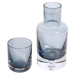 Holmegaard Night Valet Water Carafe and Glass by Per Lütken