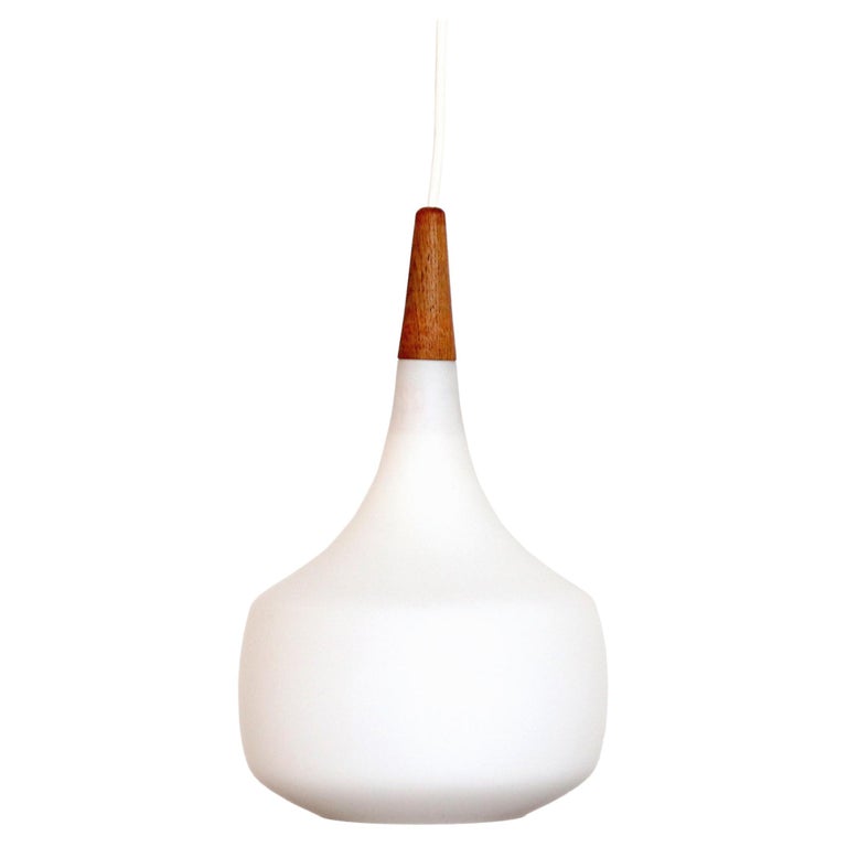 Holmegaard Opaline Glass Pendant Lamp, 1960, Denmark For Sale at 1stDibs |  holmegaard pendant light