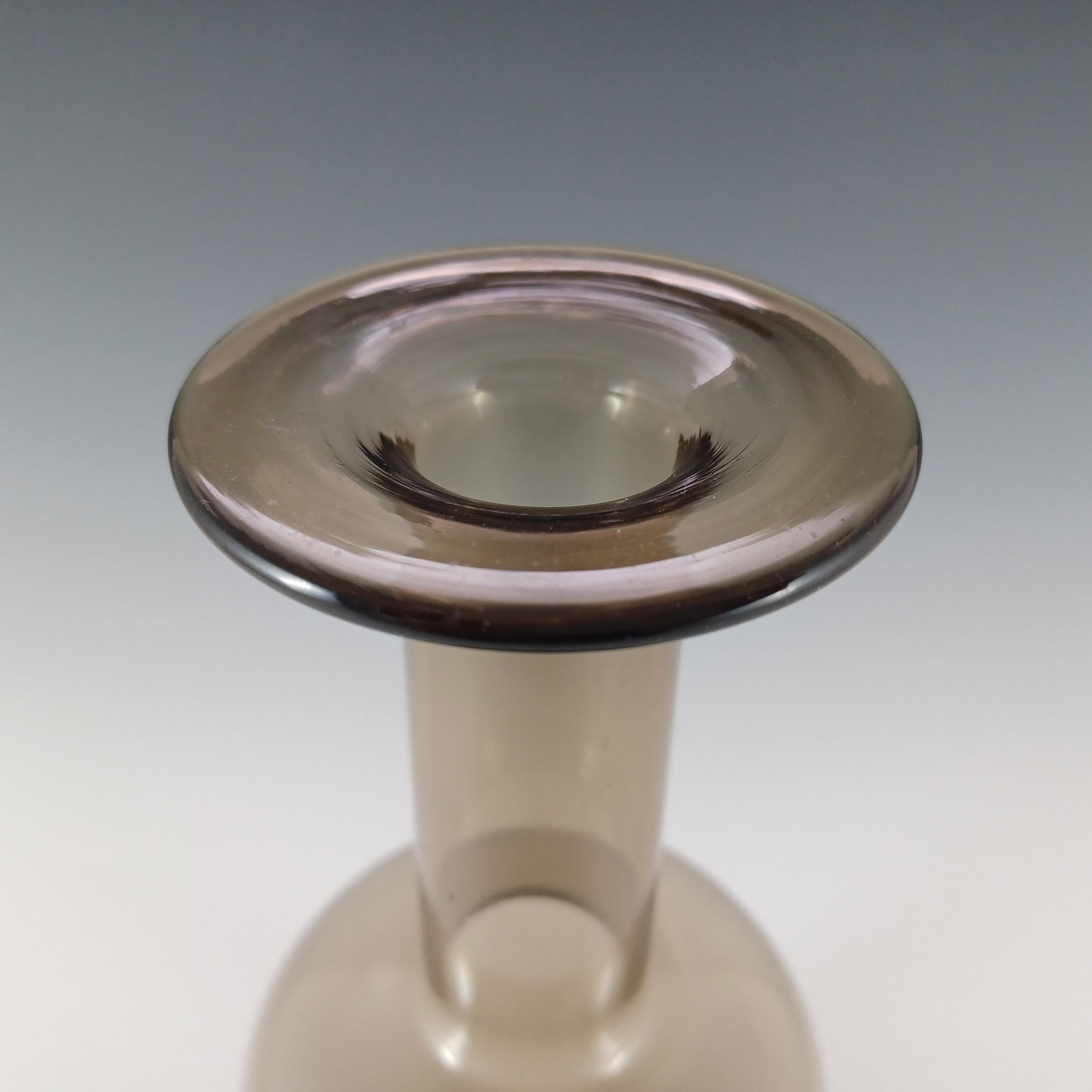 Holmegaard- oder Cascade-graue Gulvvase-Vase aus Glas im Zustand „Gut“ im Angebot in Bolton, GB