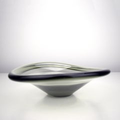 Holmegaard Per Lütken "Selandia" Smokey Glass Bowl Signed Dated 1961