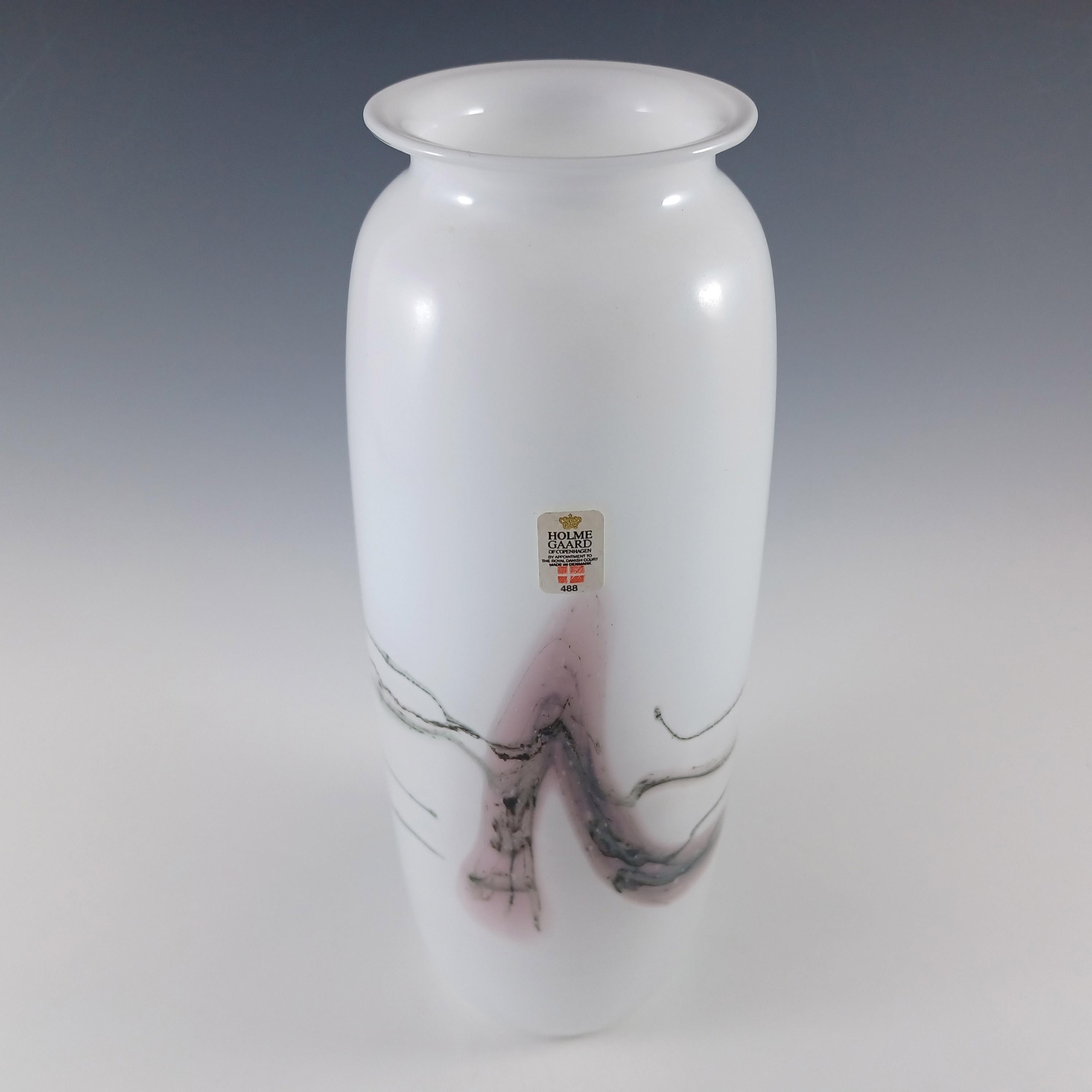 Danese Vaso in vetro bianco 