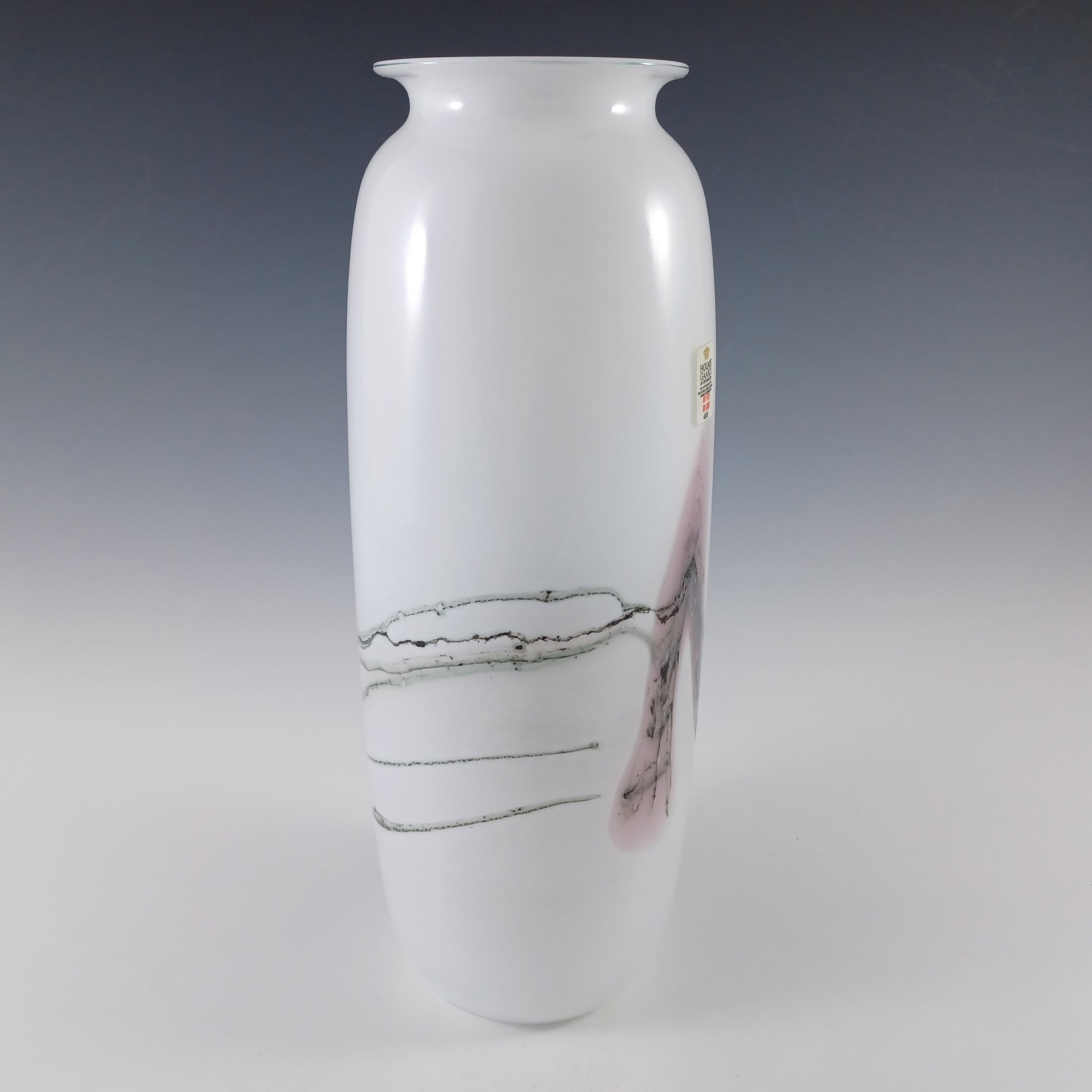 Vetro Vaso in vetro bianco 