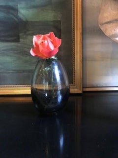 Holmegaard Smoke Glass Vase, Circa 1960's