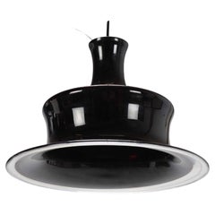 Holmegaard Sonate Aubergine Coulored Glass Pendant by Michael Bang, 1978