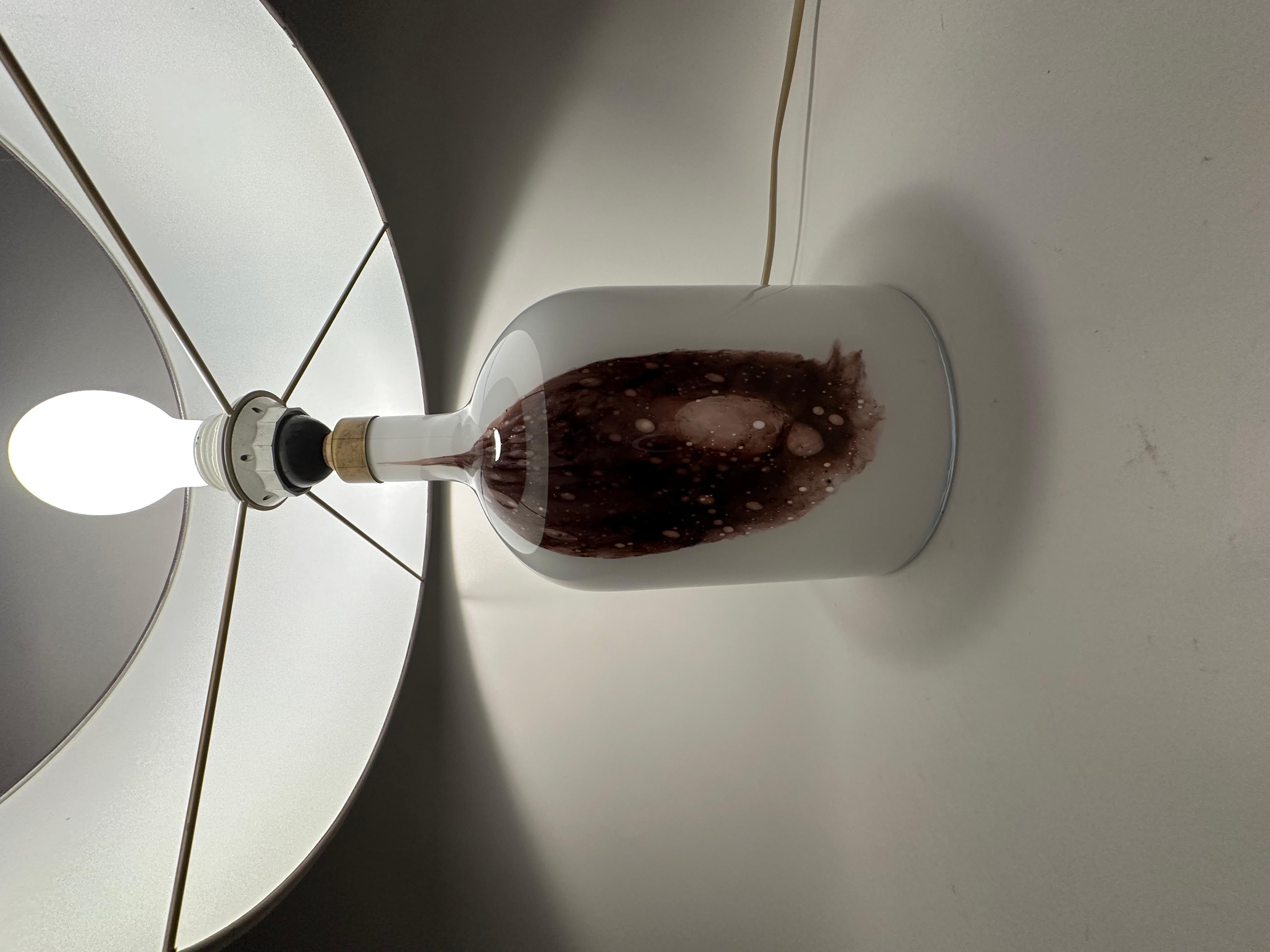 Lampe de table en verre Holmegaard Symmetrisk par Michael Bang , 1970's Danemark en vente 8