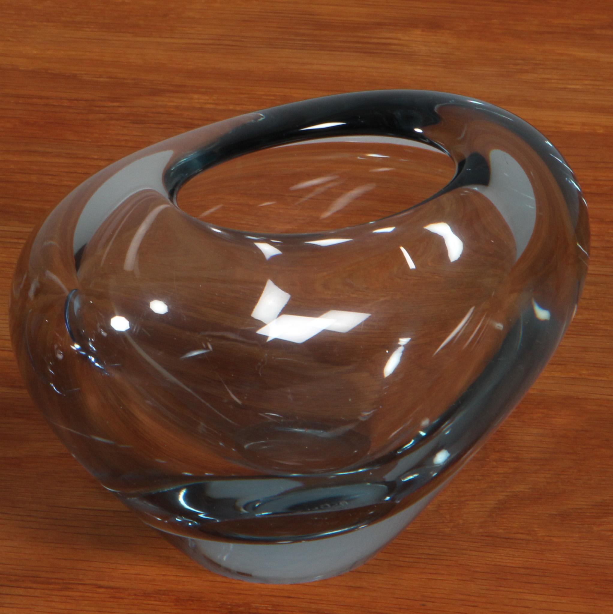 Scandinave moderne Trois bols Holmegaard, verre, années 1960 en vente