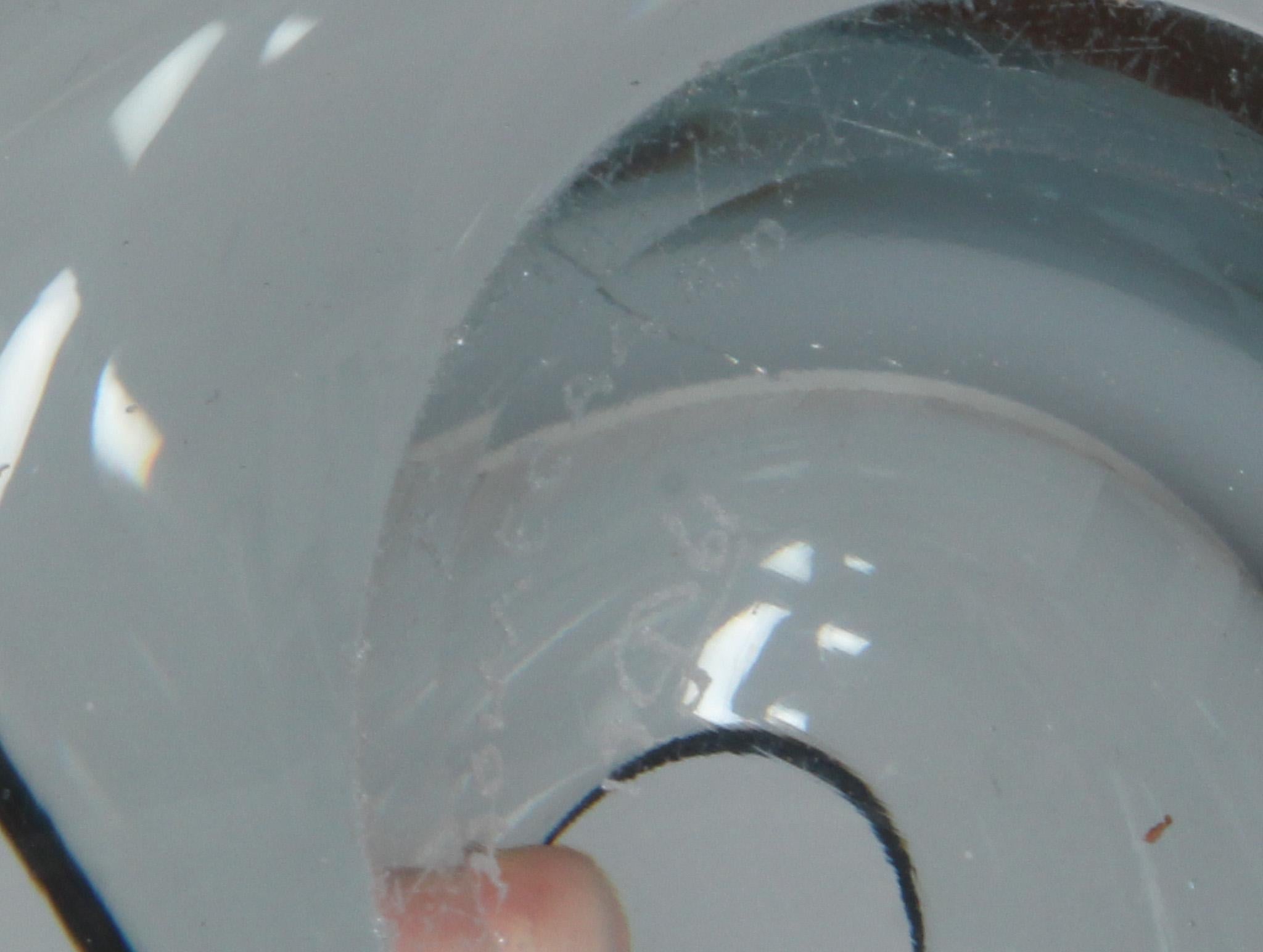 Milieu du XXe siècle Trois bols Holmegaard, verre, années 1960 en vente