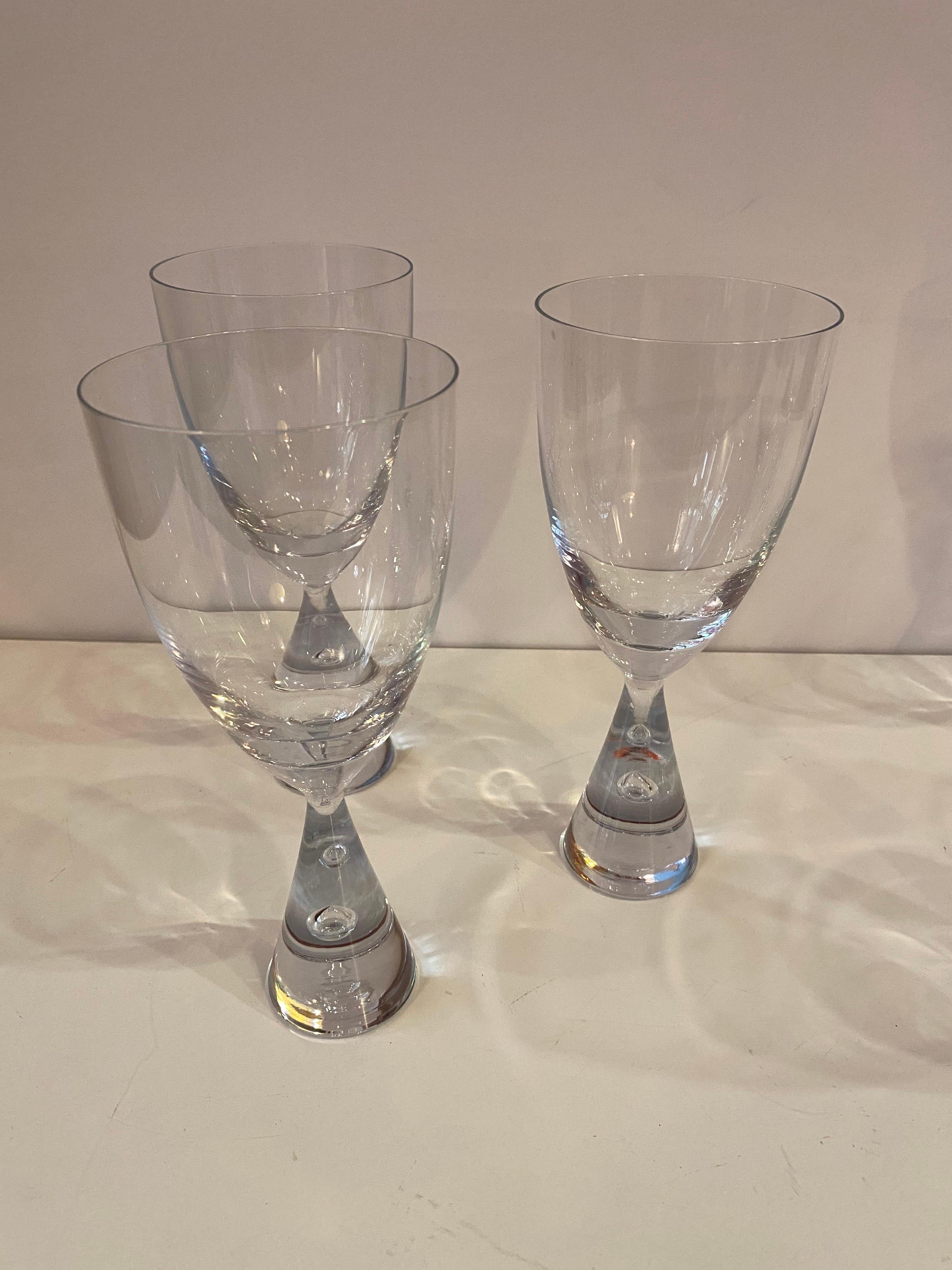 Mid-20th Century Holmegaard Water Glasses/ Set of 6