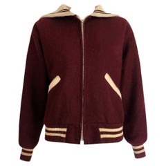 Holmer Tailored by Butwin 1960s Vintage - Sailor Collar Baseball Jacket