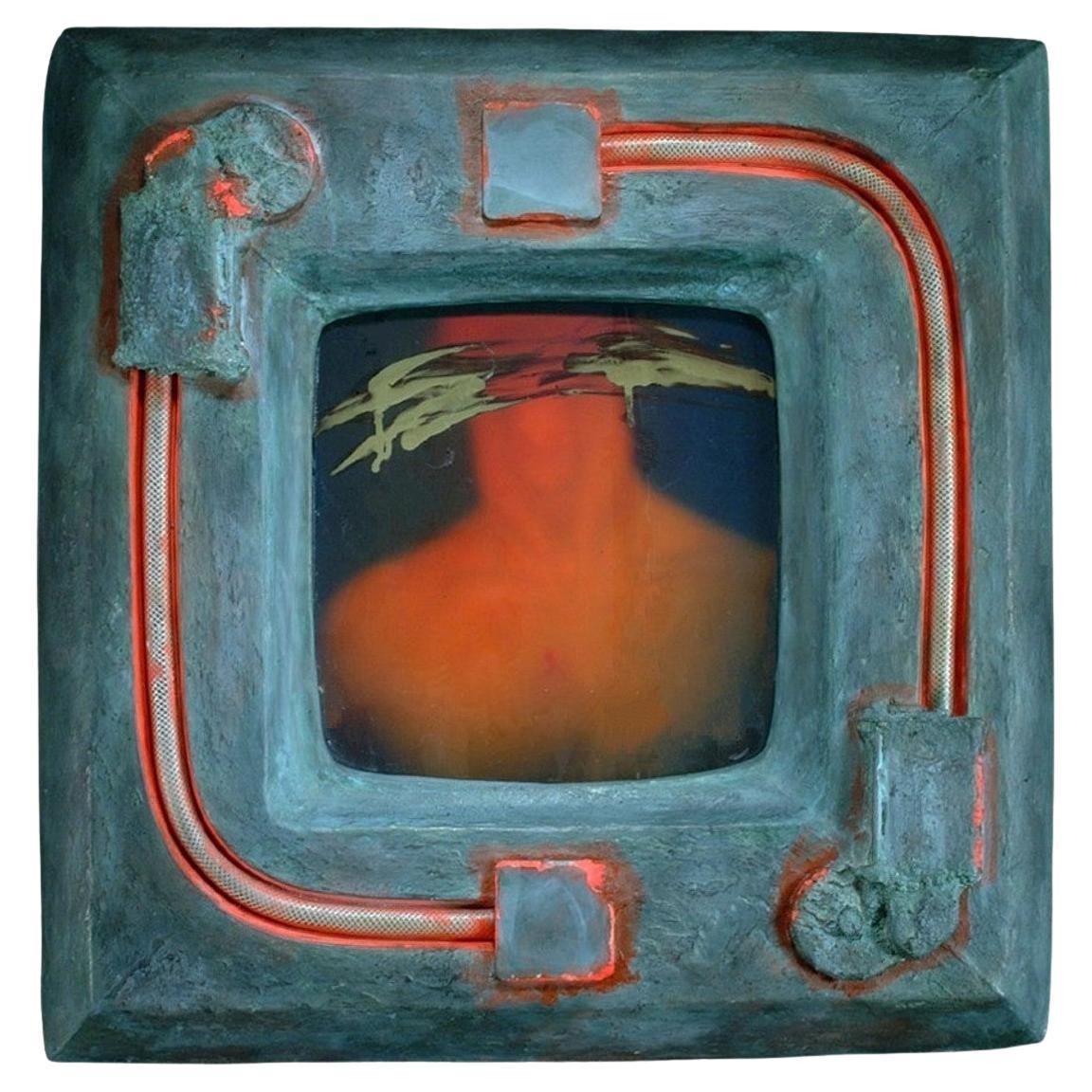 Scultura da parete olografica,  Arte moderna e industriale  - "Vita esaminata 1"