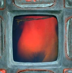 Holography Wall Sculpture,  Modern, Industrial Art  - "Examined Life 6"