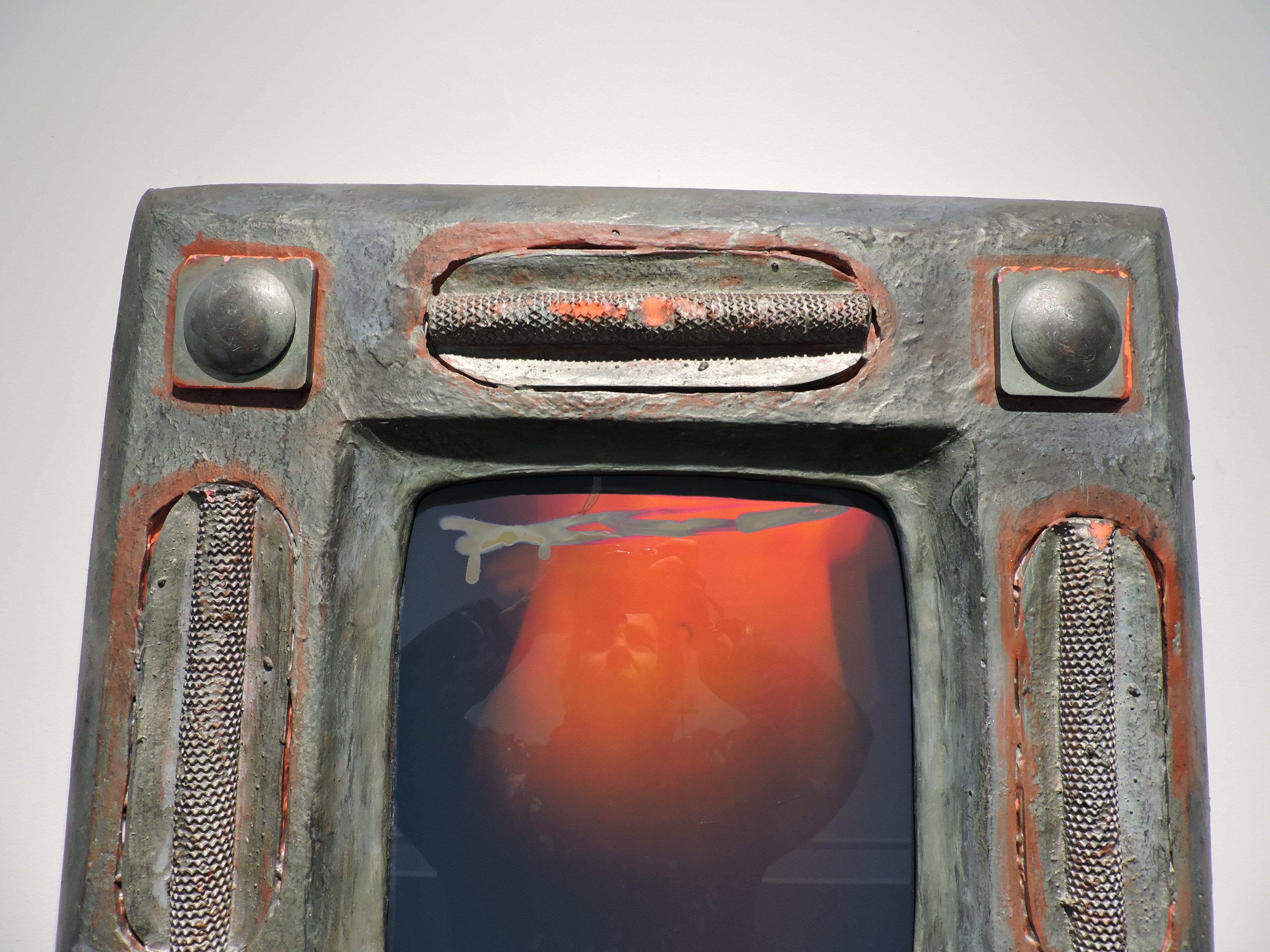Brutalisme Sculpture murale Holographie  Art moderne et industriel  - «amined Life 6 » en vente